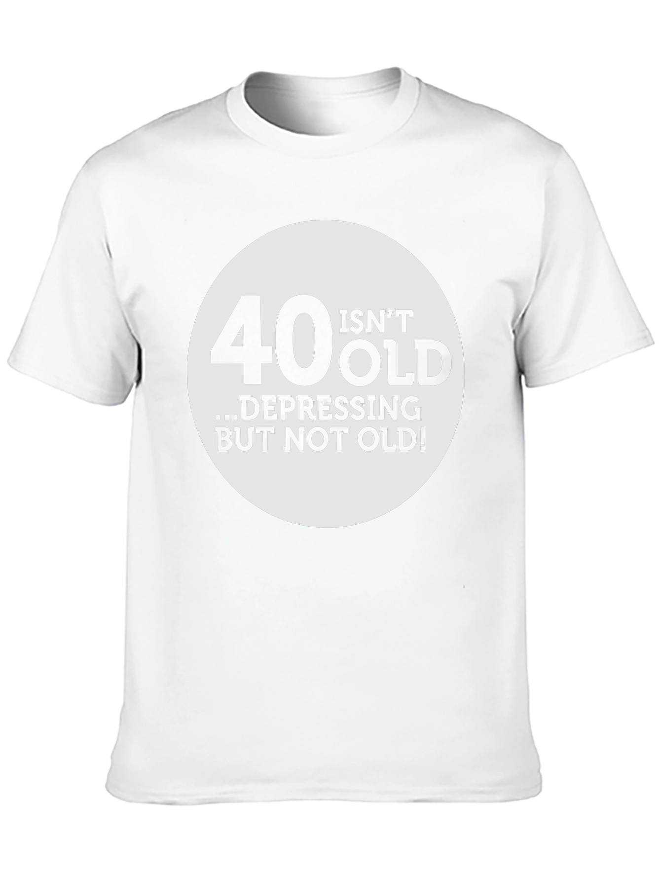 Black Funny 40th Birthday T-Shirt - Not Old! view 10