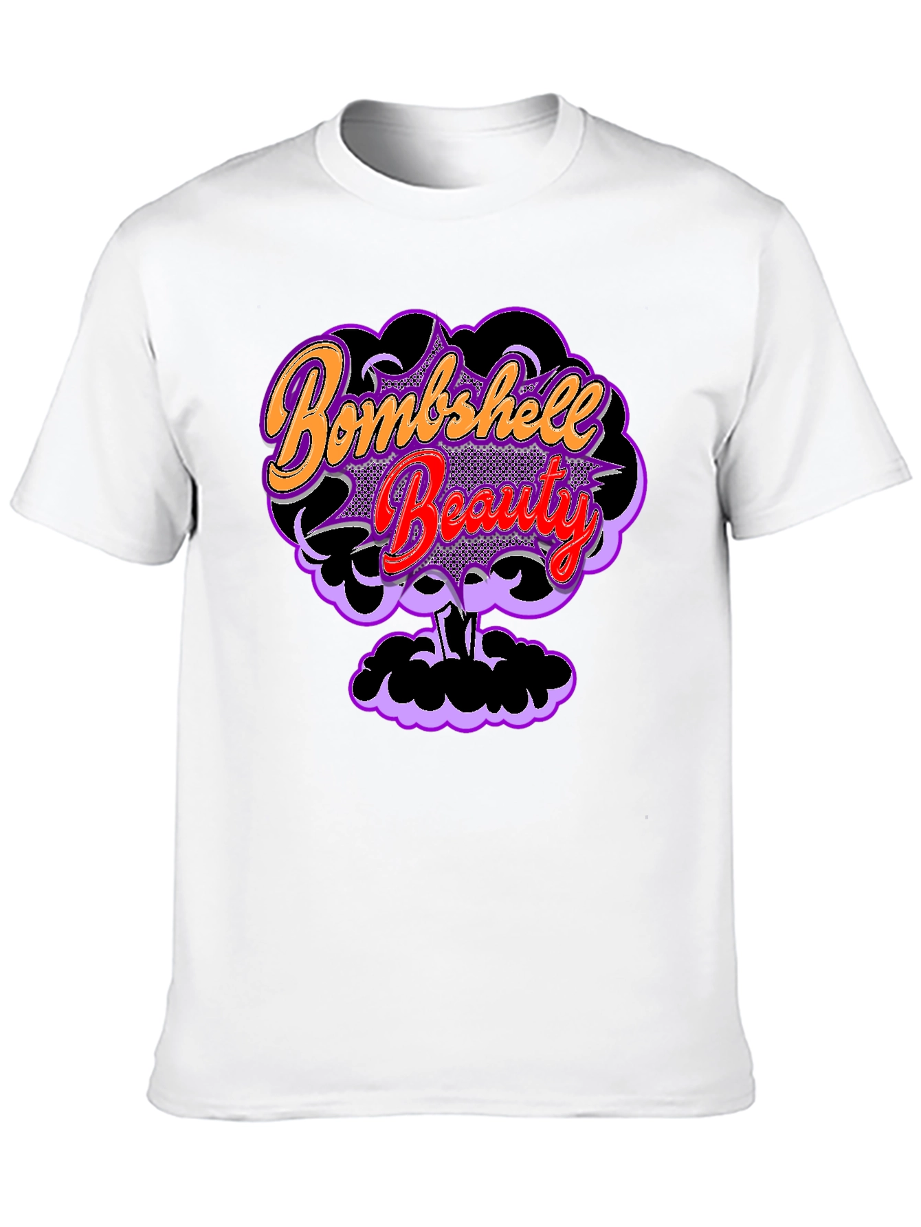 Black Bombshell Beauty Graphic T-Shirt view 10