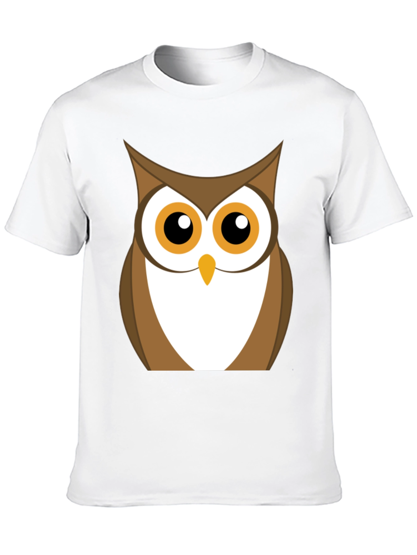 Black Owl Graphic Print Black T-Shirt view 10