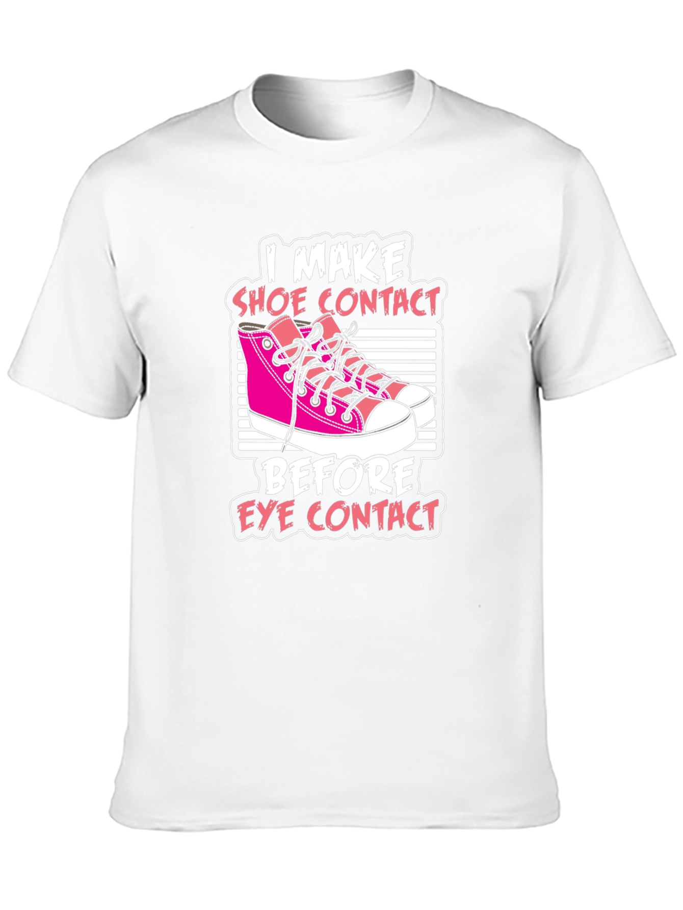 Black I Make Shoe Contact T-Shirt view 10