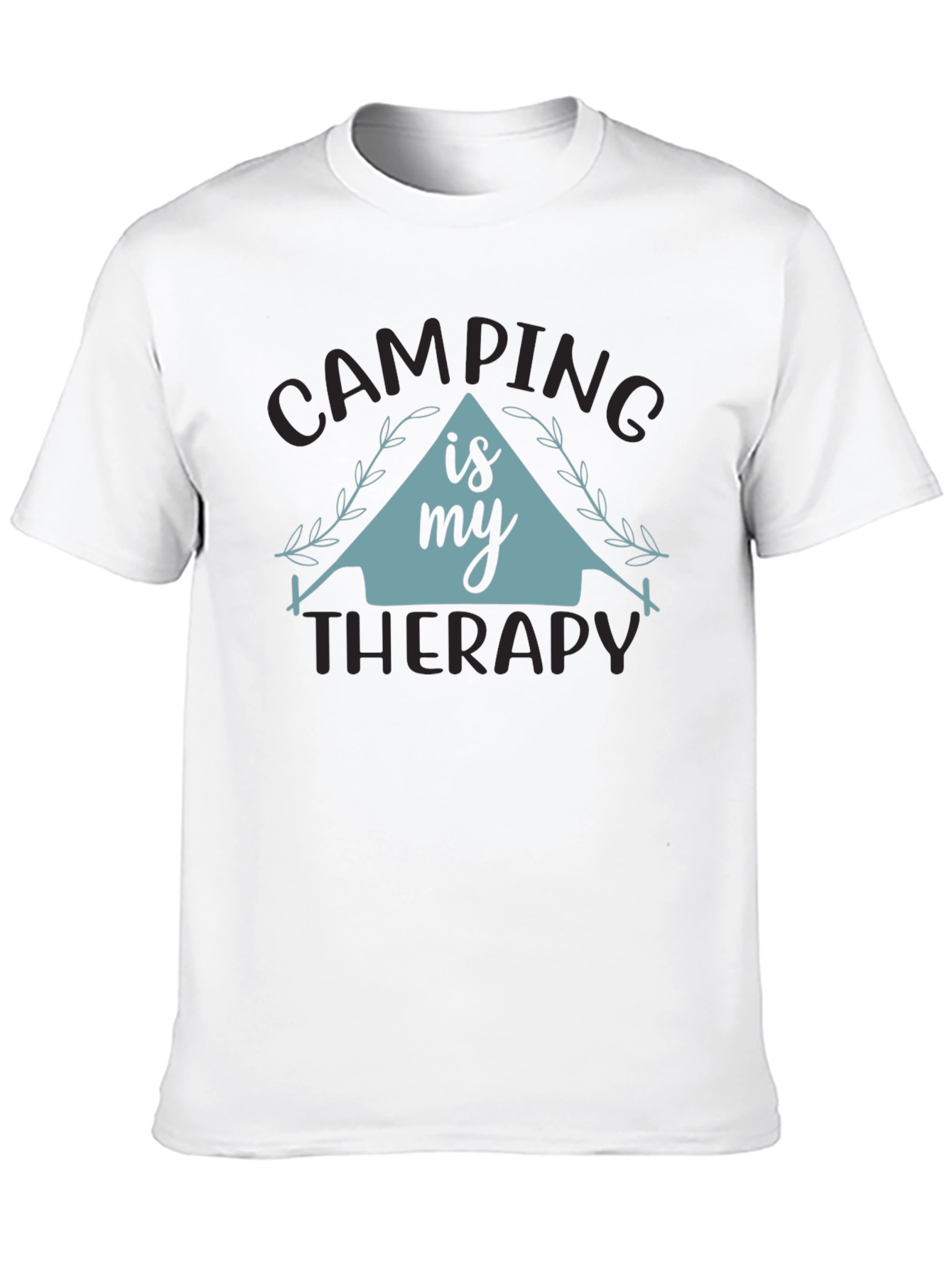Black Camping is My Therapy Graphic Tee view 10