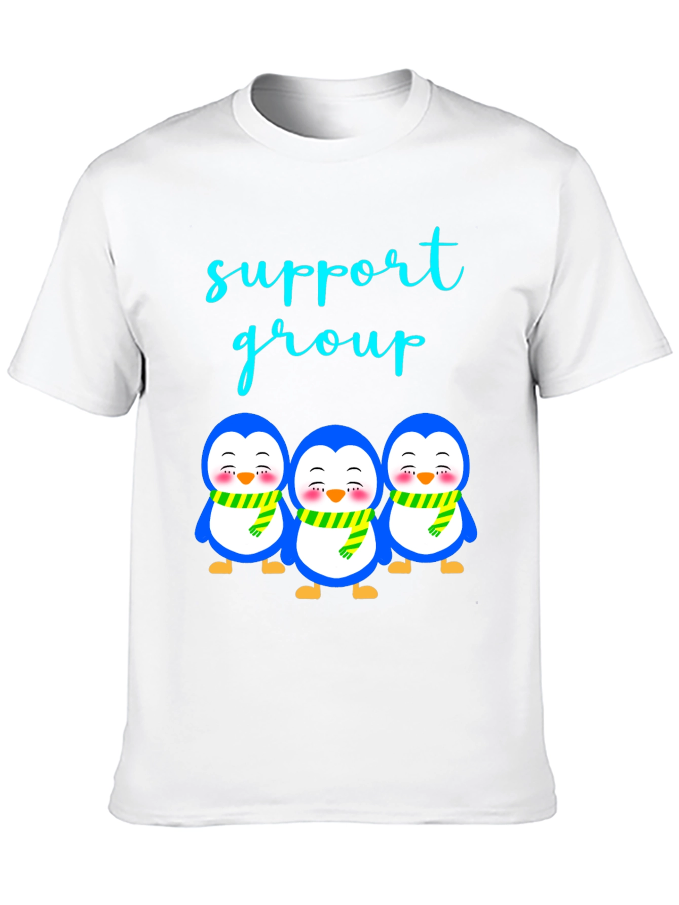 Black Penguin Support Group T-Shirt view 10