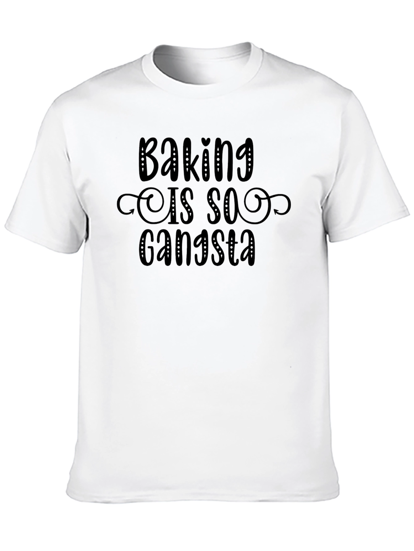 Black Baking is So Gangsta Graphic Tee view 10