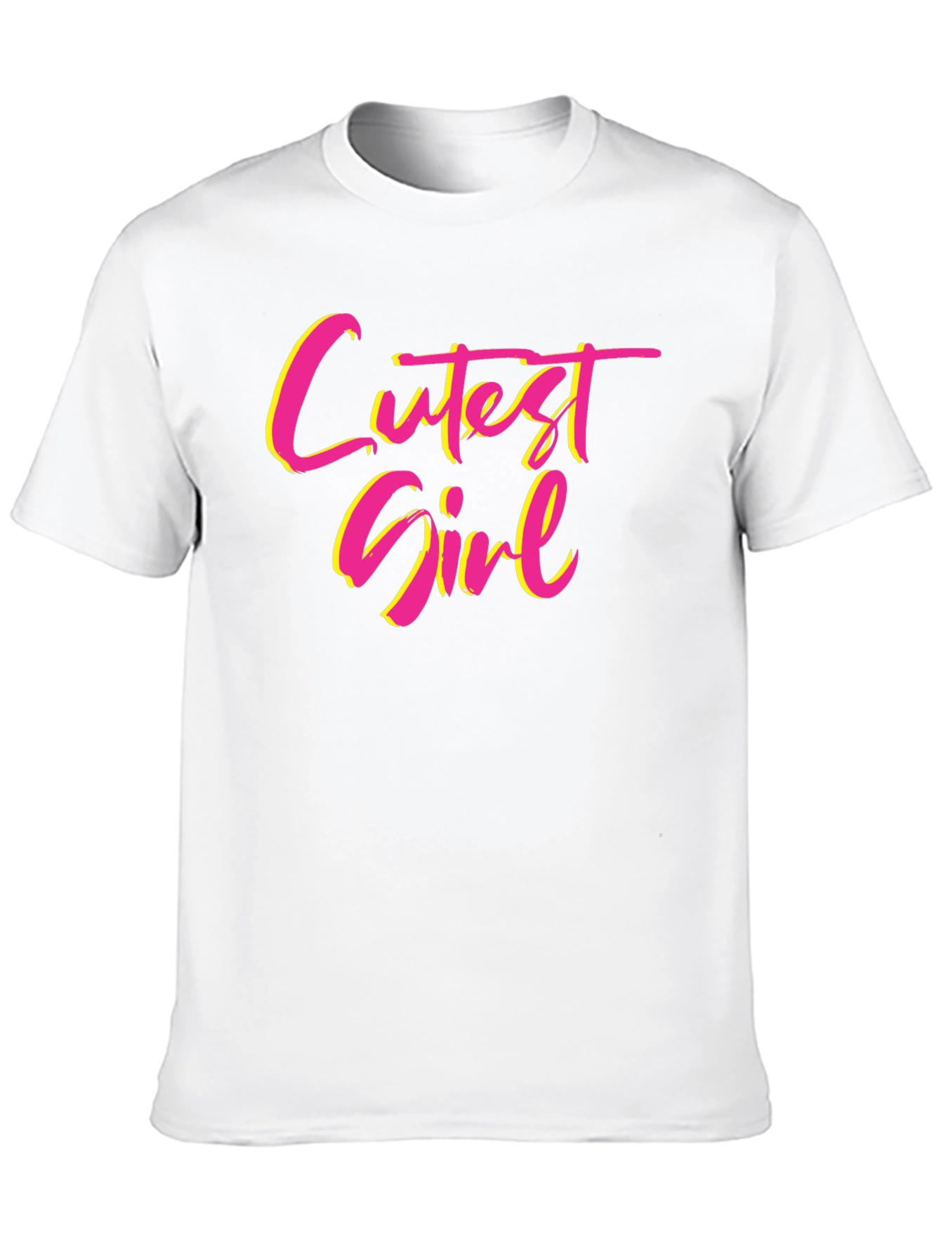 Black Cutest Girl Graphic T-Shirt - Fun & Stylish Tee view 10