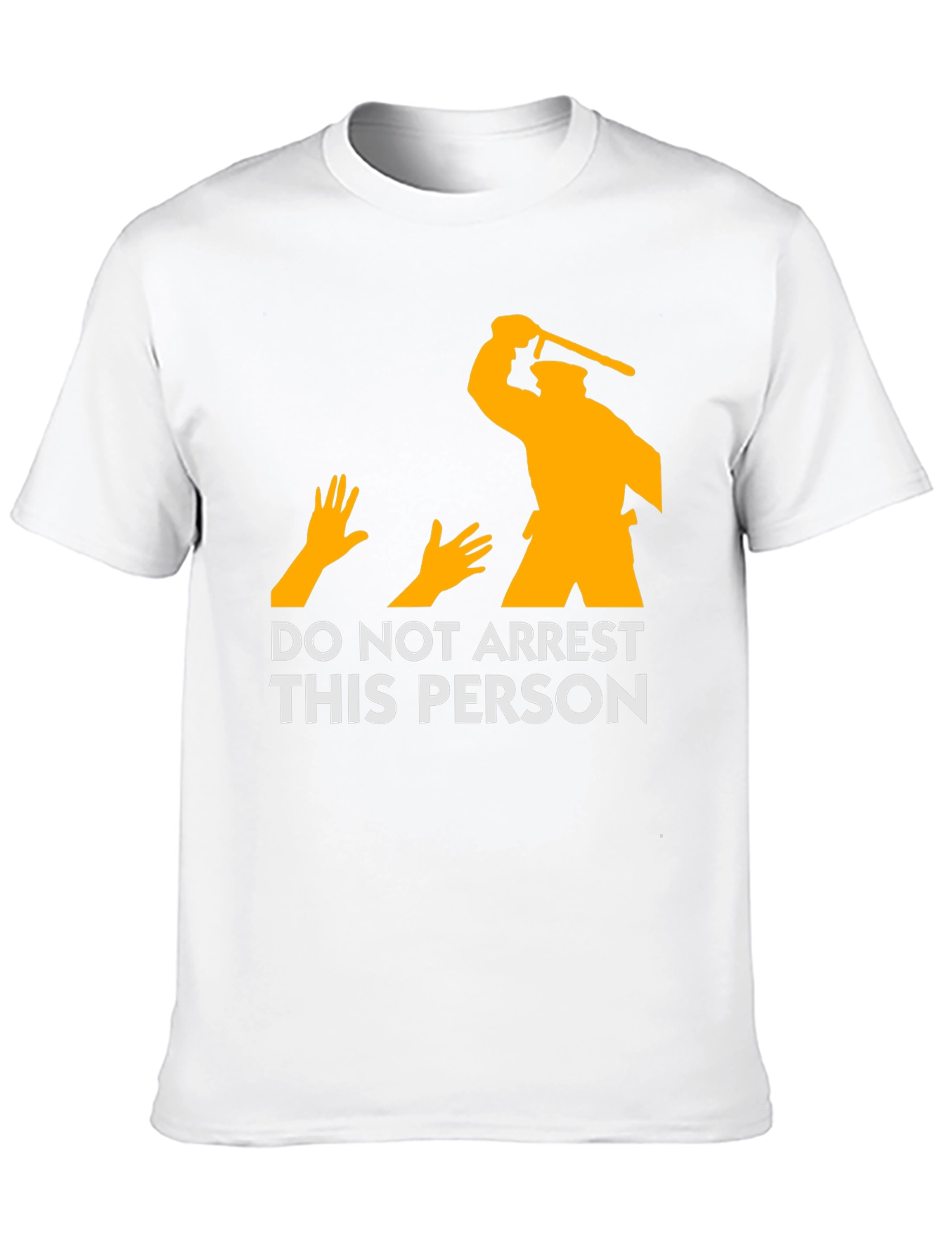 Black DO NOT ARREST THIS PERSON Graphic T-Shirt view 10