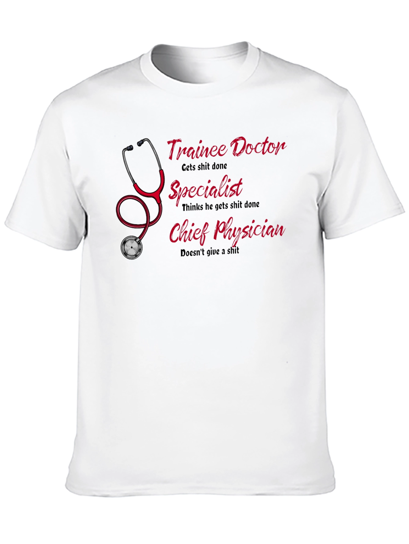 Black Funny Doctor T-Shirt - Physician Gift view 10