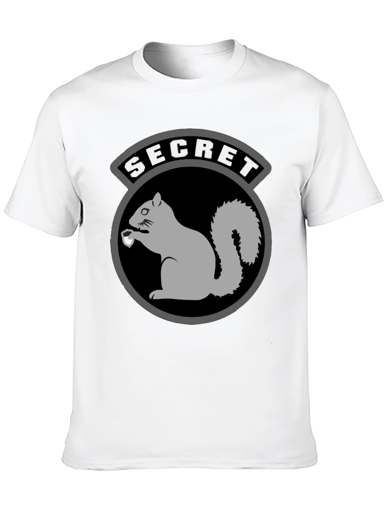 Black Secret Squirrel T-Shirt - Black Graphic Tee view 10