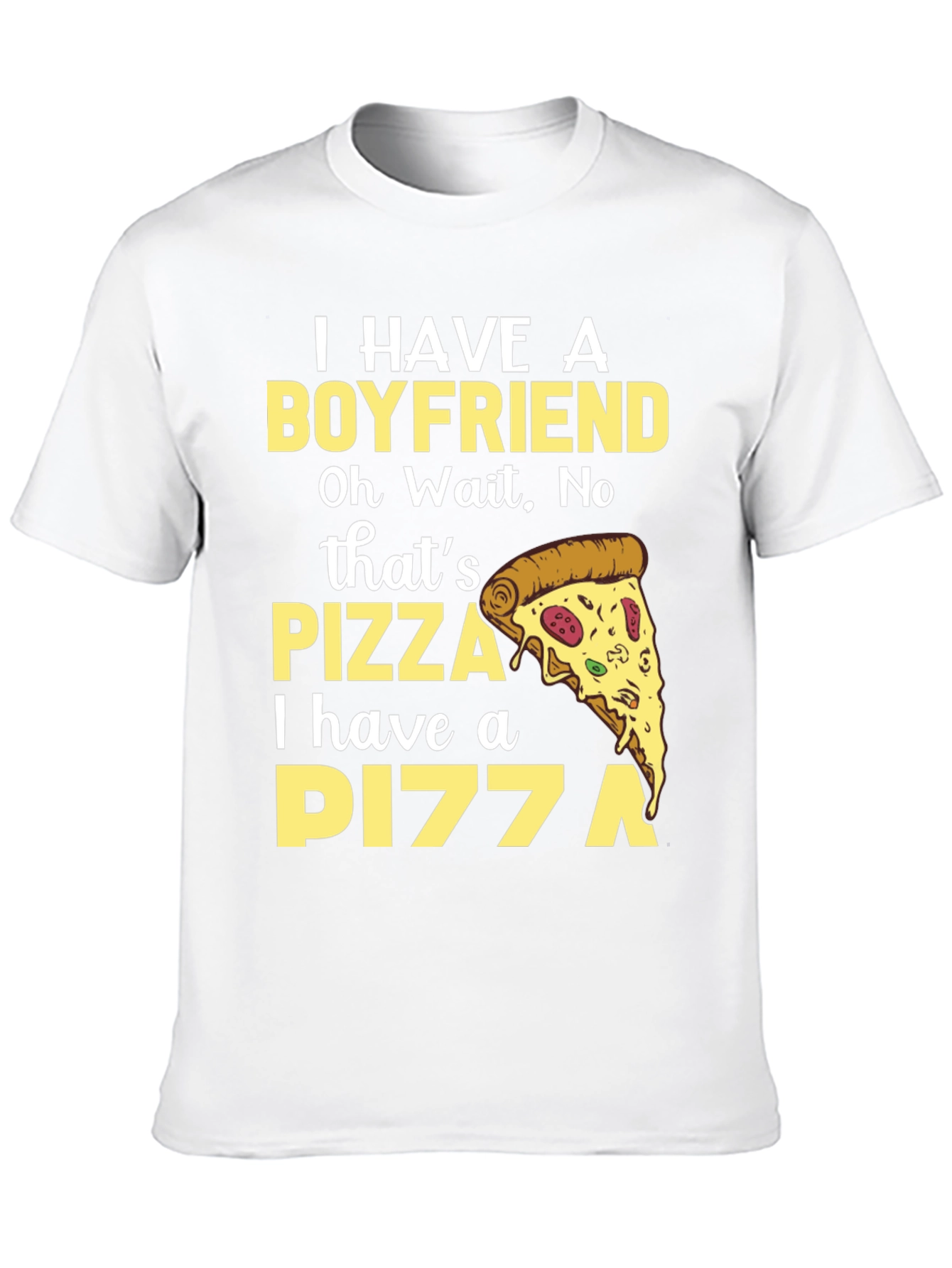Black Pizza Lover Tee - Boyfriend Replacement T-Shirt view 10
