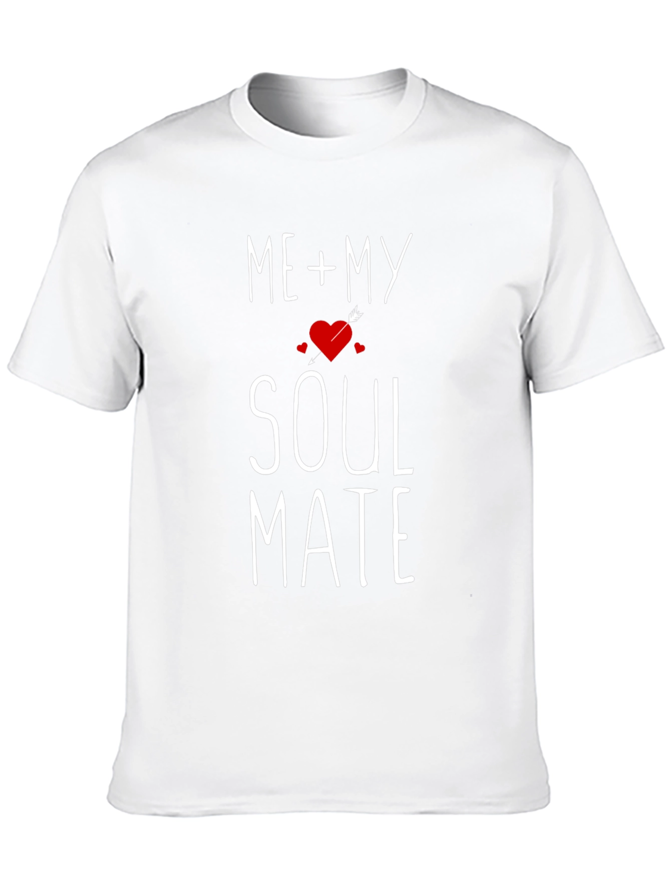 Black Me + My Soulmate Graphic Tee - Valentine's Day Gift view 10