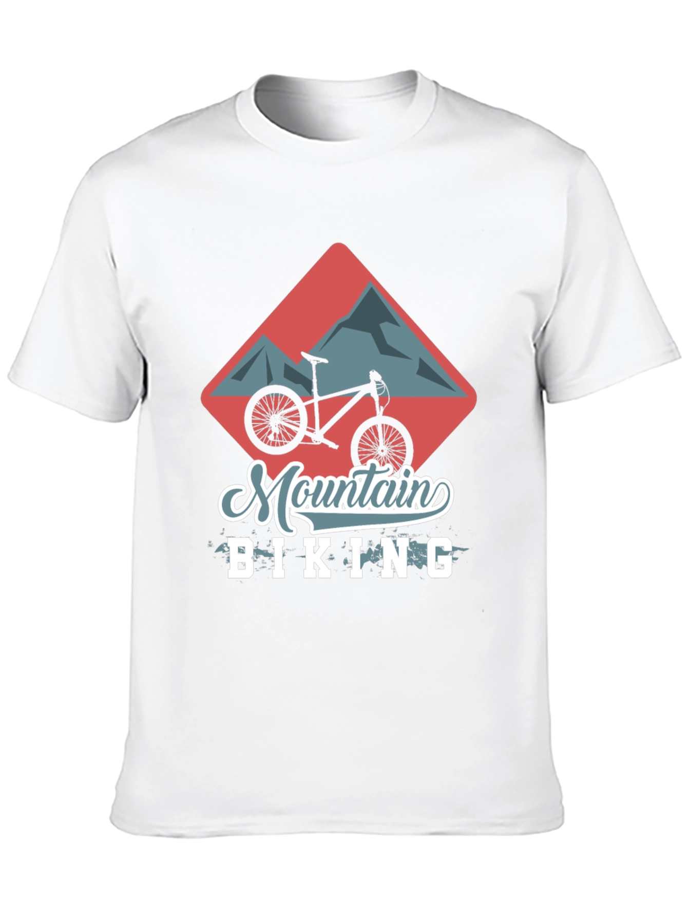 Black Mountain Biking Graphic Tee - Black view 10