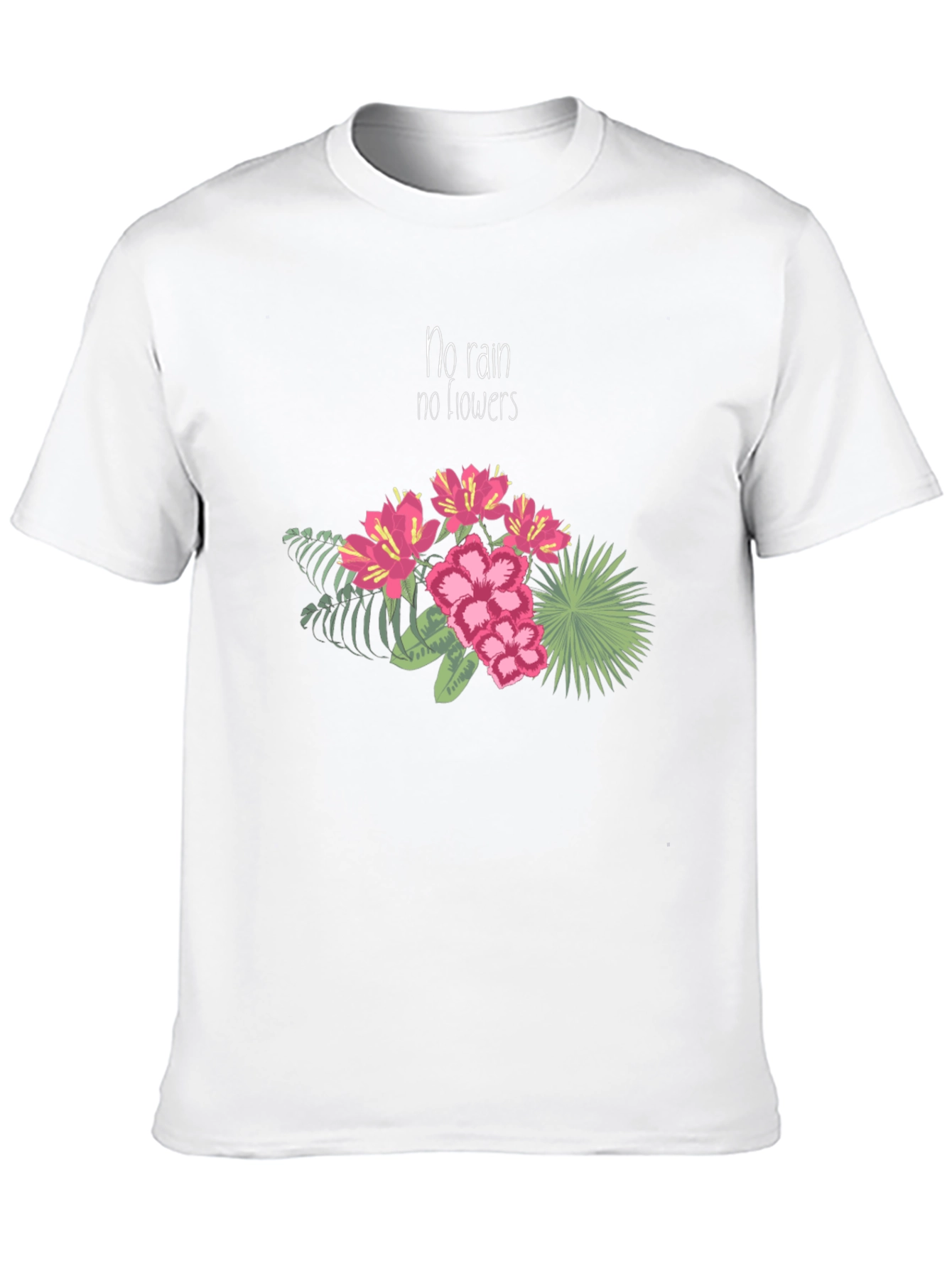 Black No Rain No Flowers Graphic Tee view 10