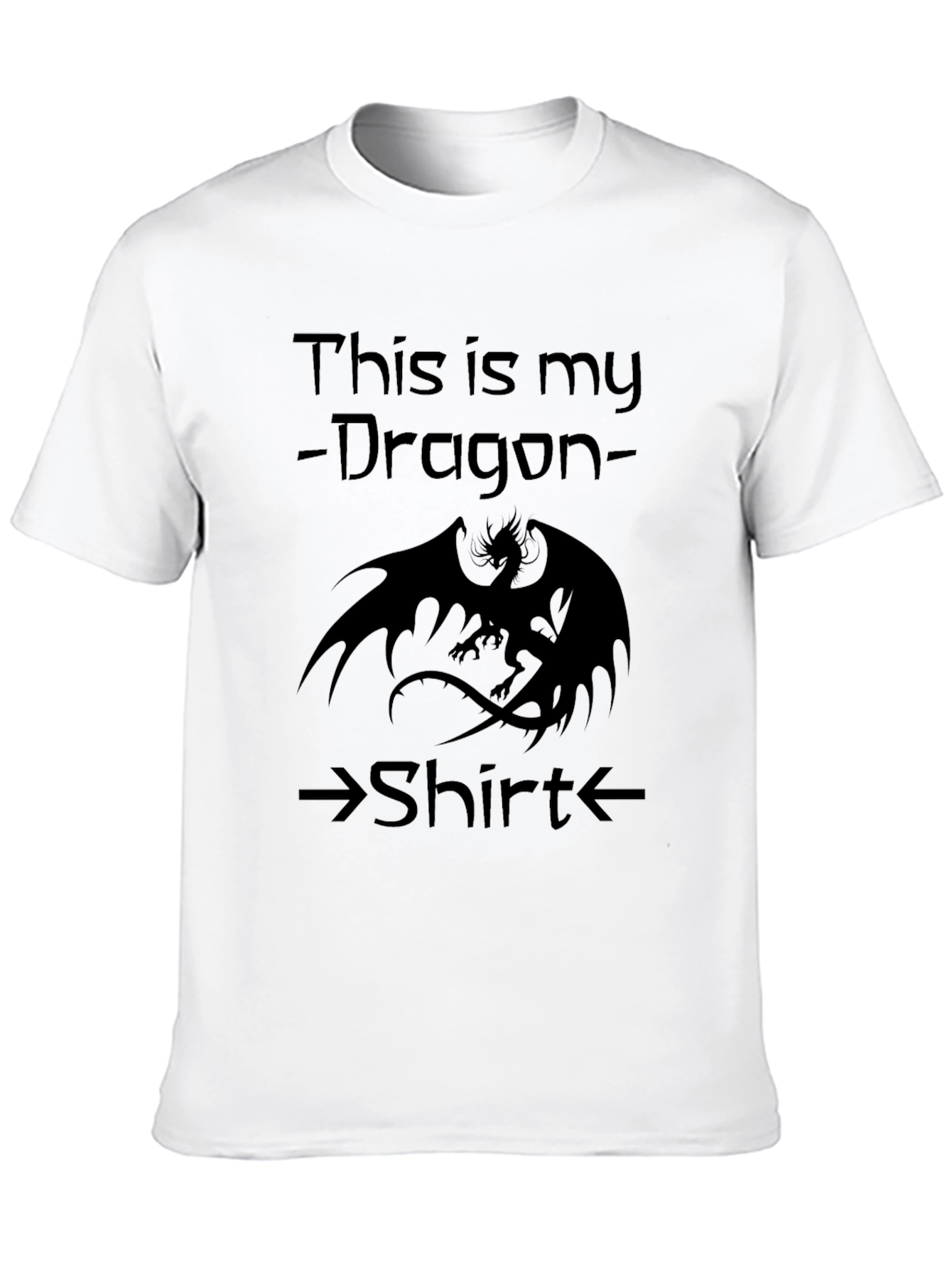 Black Dragon Shirt - This is My Dragon Shirt view 10