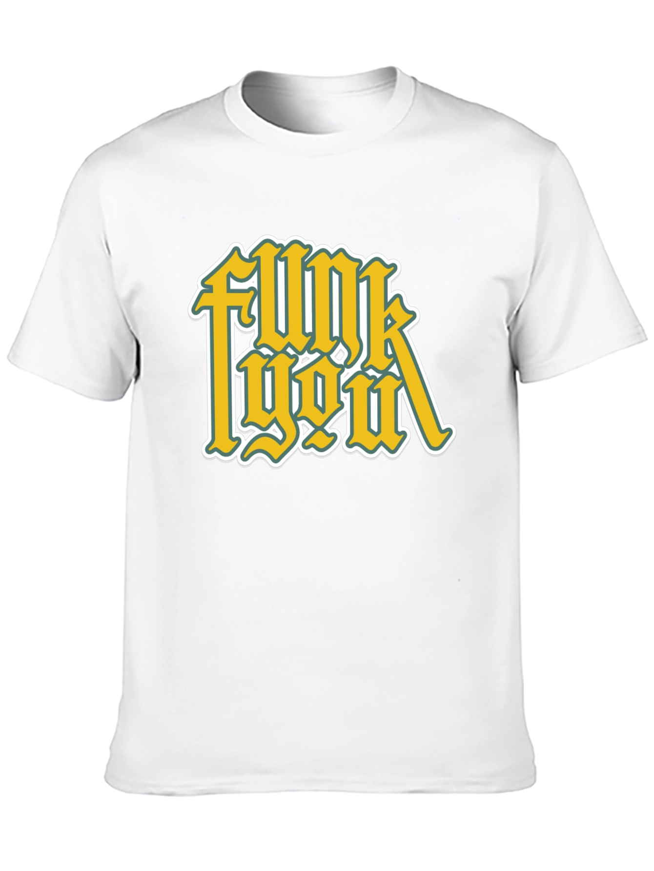 Black Funk You Graphic T-Shirt - Black Cotton Tee view 10