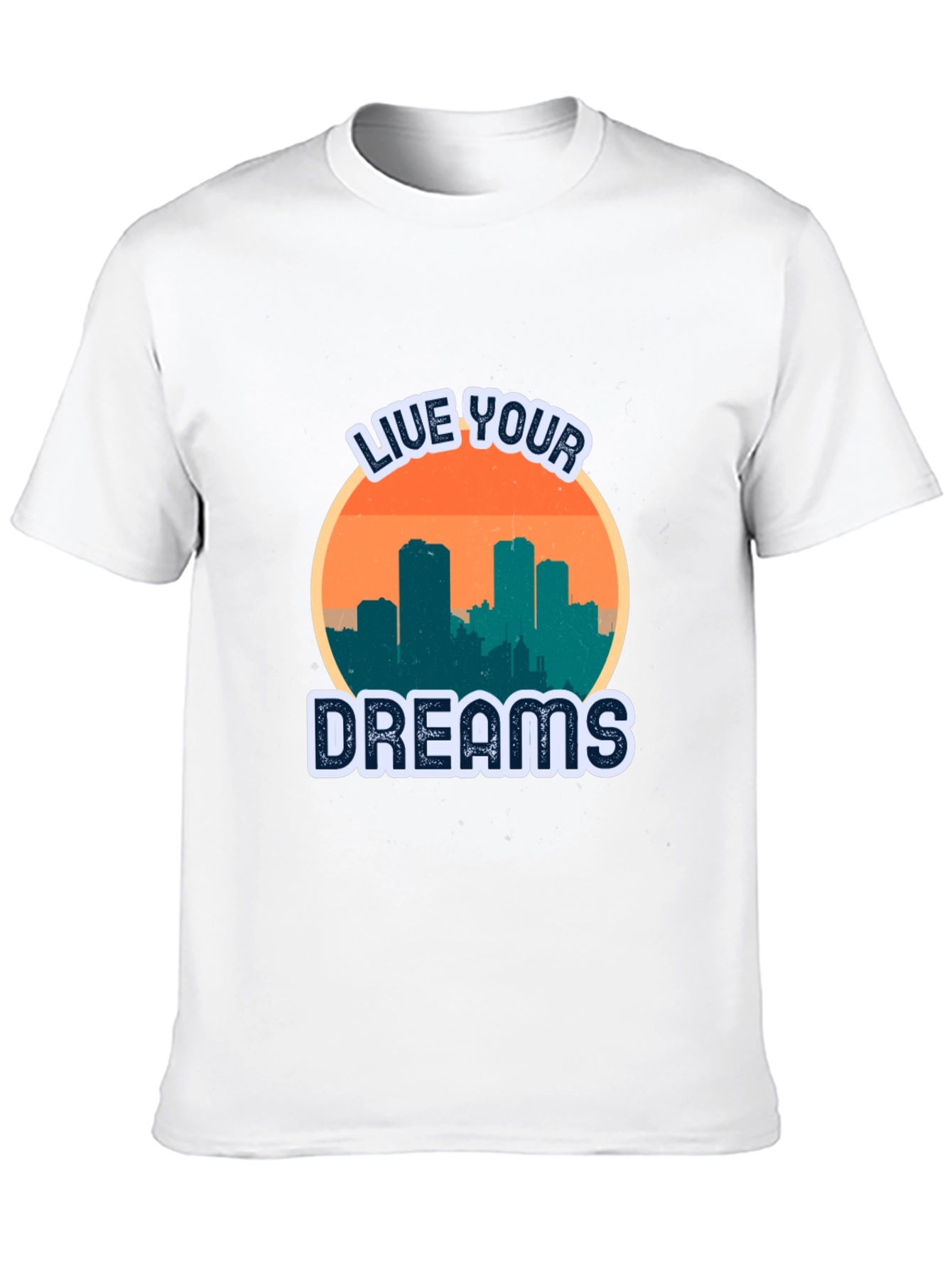Black Live Your Dreams Graphic T-Shirt view 10