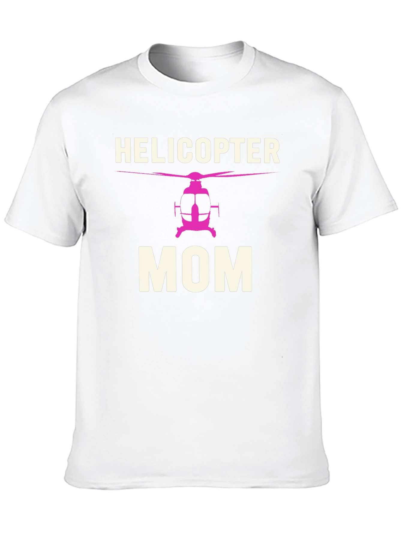 Black Helicopter Mom Black T-Shirt view 10