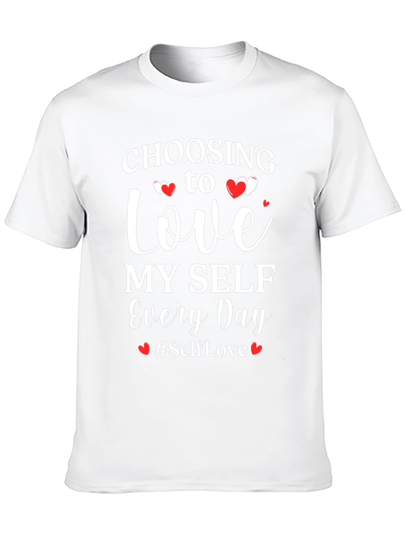 Black Choosing to Love Myself T-Shirt - Self Love Tee view 10