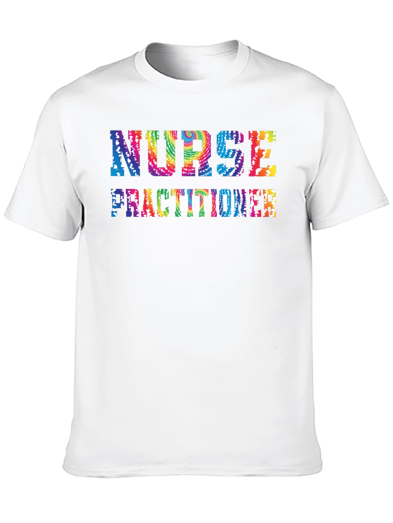 Black Nurse Practitioner Tie Dye T-Shirt Black view 10