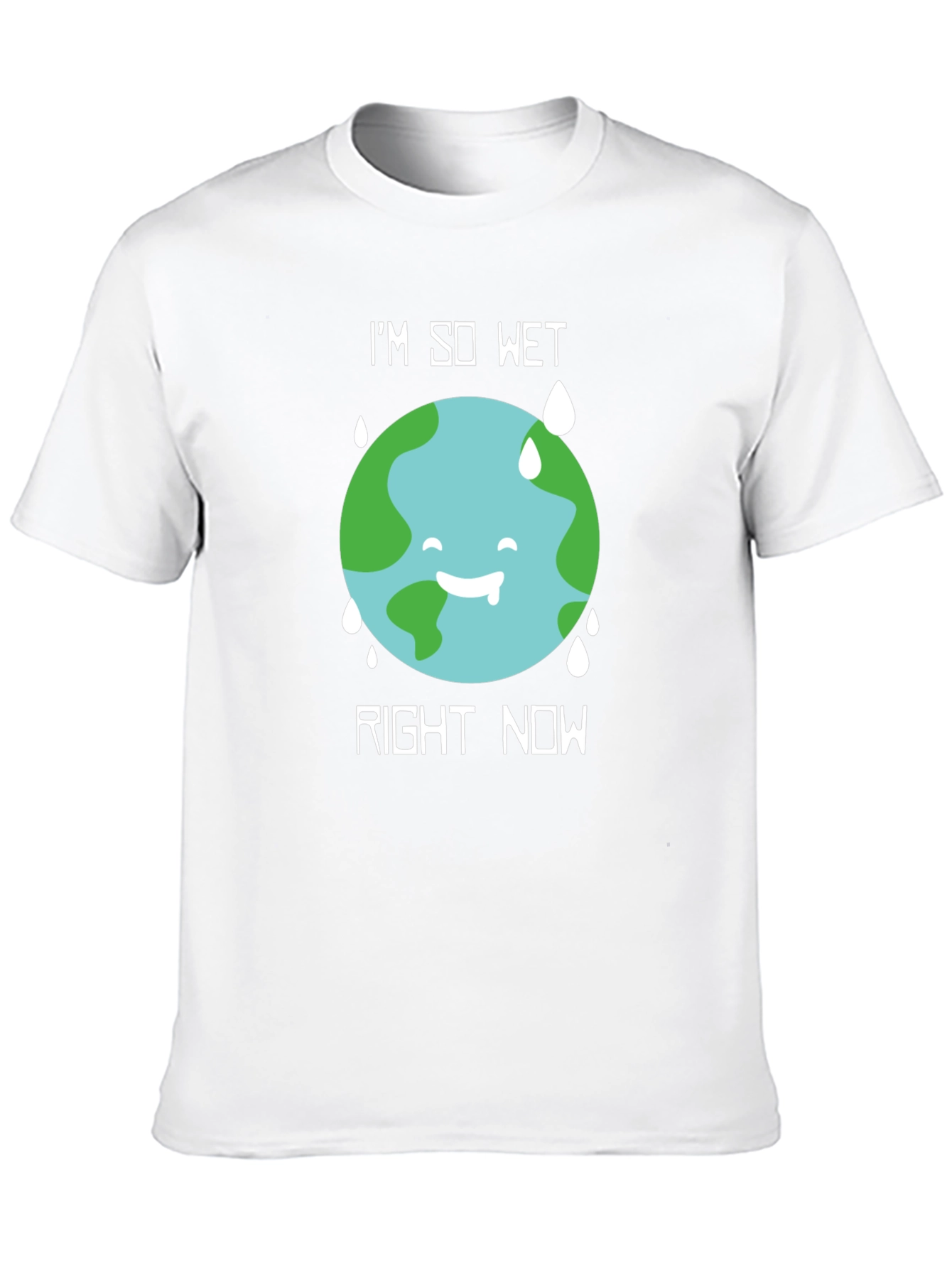 Black I'm So Wet Earth Graphic T-Shirt view 10