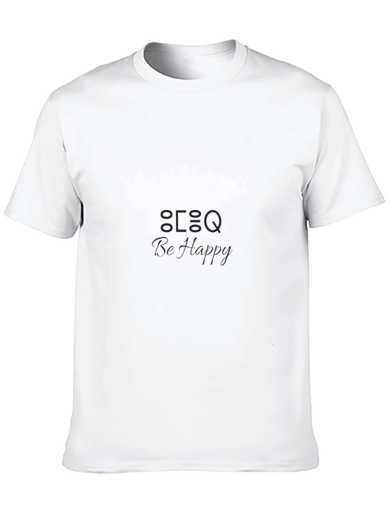 Black Be Happy Graphic T-Shirt view 10