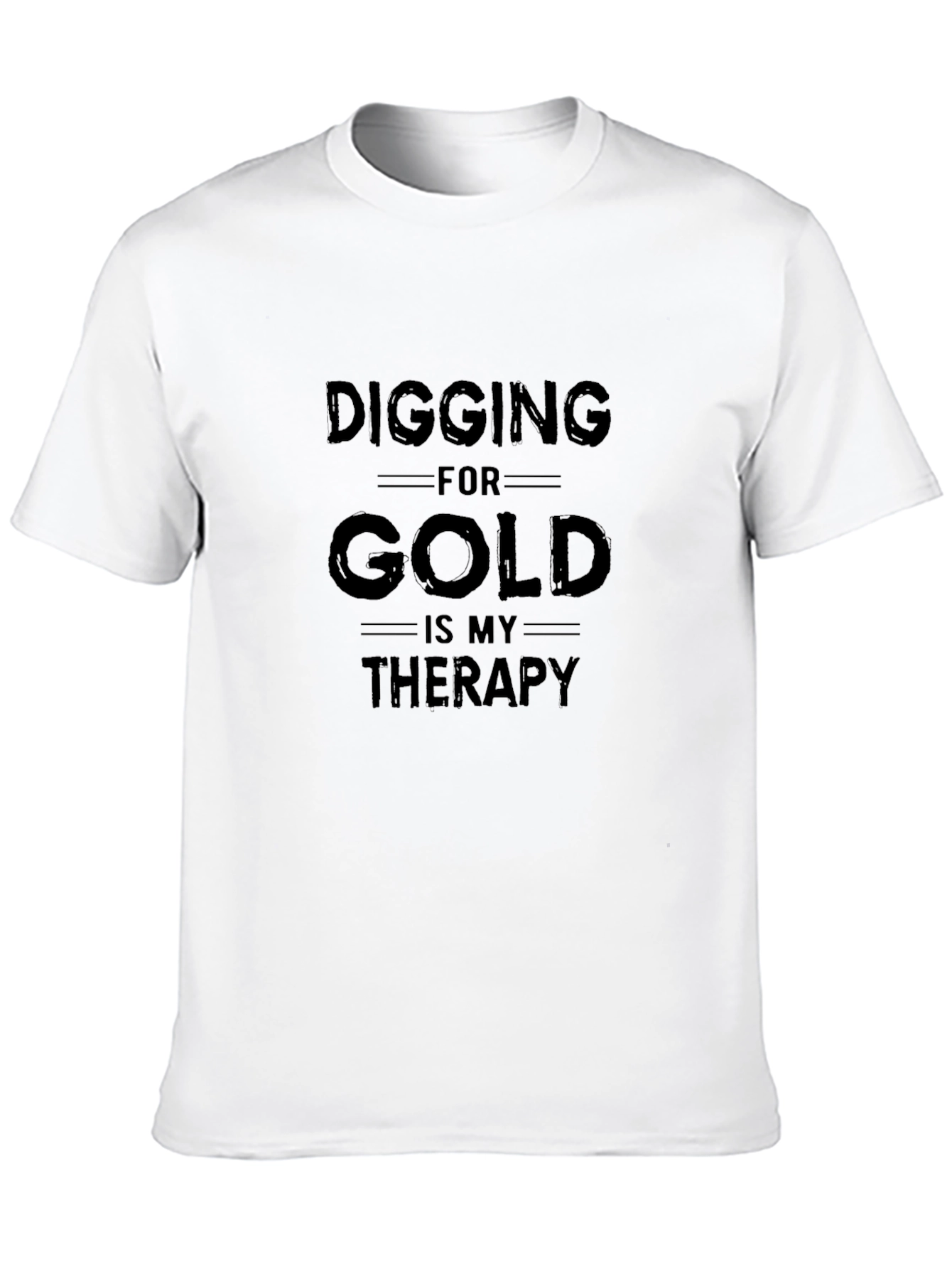 Black Digging For Gold Therapy Black T-Shirt view 10