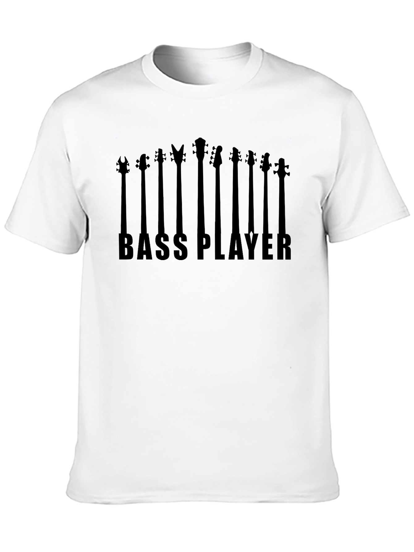 Black Bass Player T-Shirt - Music Lover Tee view 10
