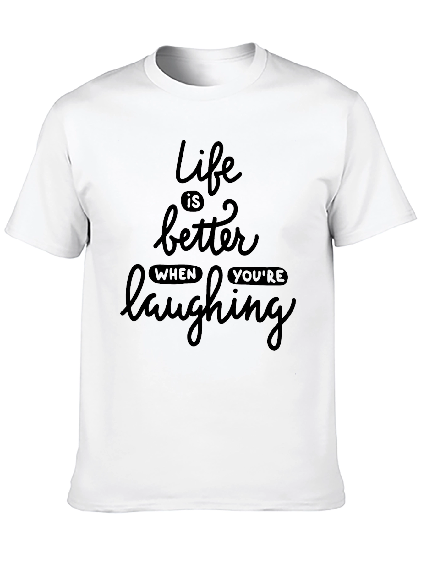 Black Life is Better Tee - Laughing T-Shirt view 10