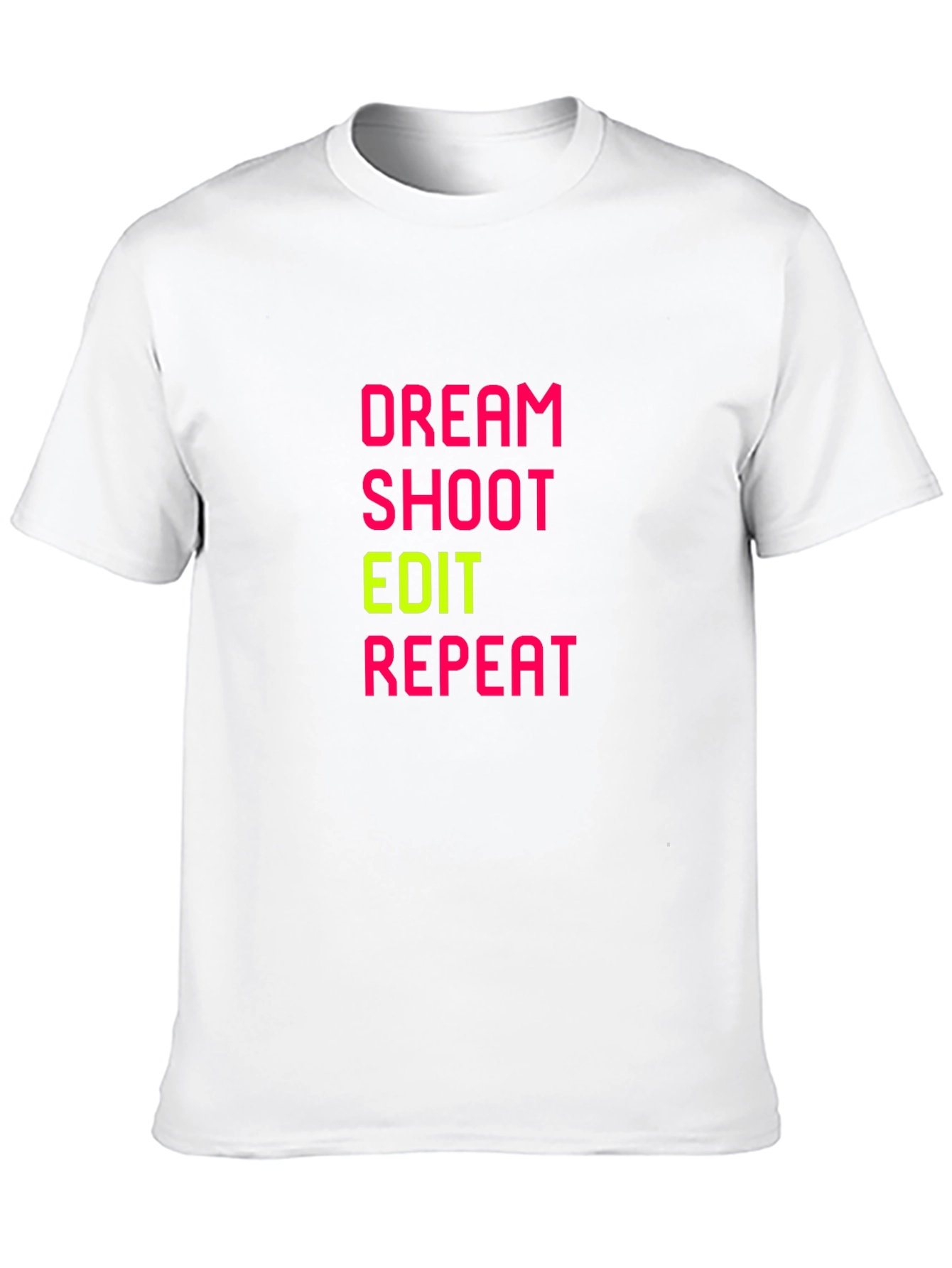 Black Dream Shoot Edit Repeat Graphic Tee - Black view 10