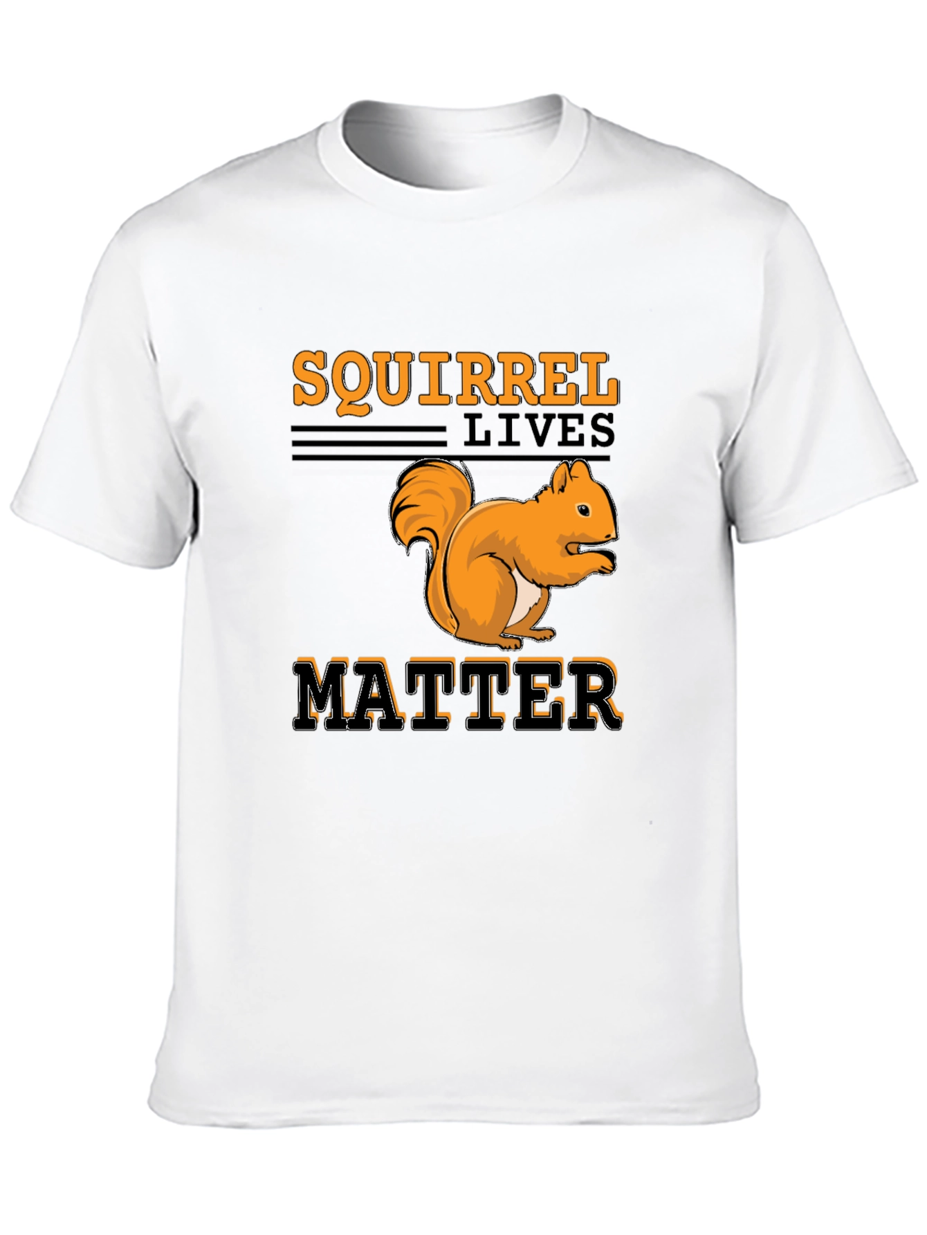 Black Squirrel Lives Matter Graphic T-Shirt view 10
