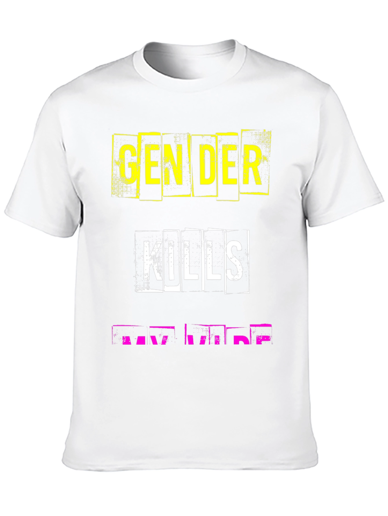 Black Gender Kills My Vibe Graphic Tee view 10
