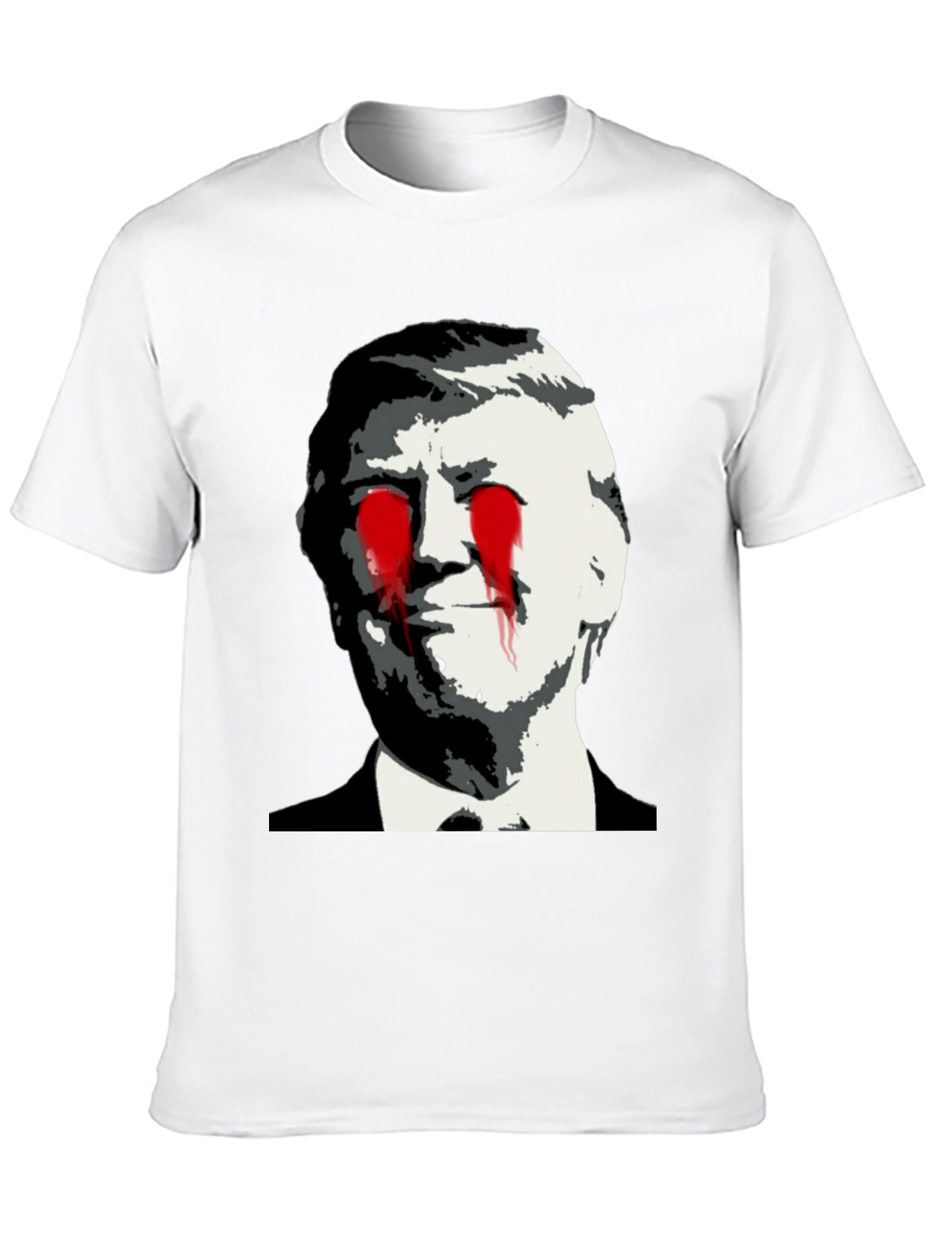 Black Political Statement T-Shirt - Graphic Design view 10