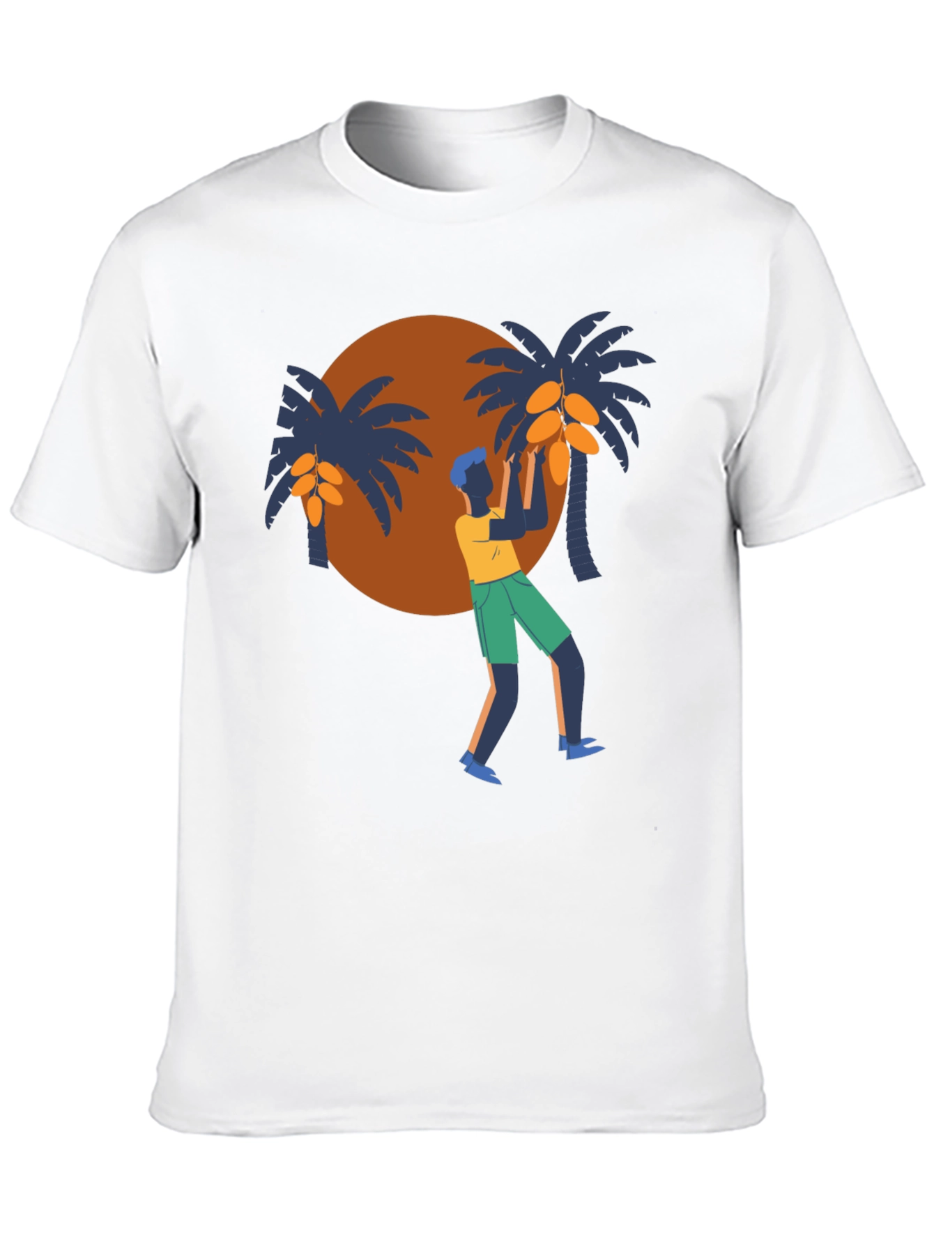 Black Tropical Harvest Black T-Shirt view 10