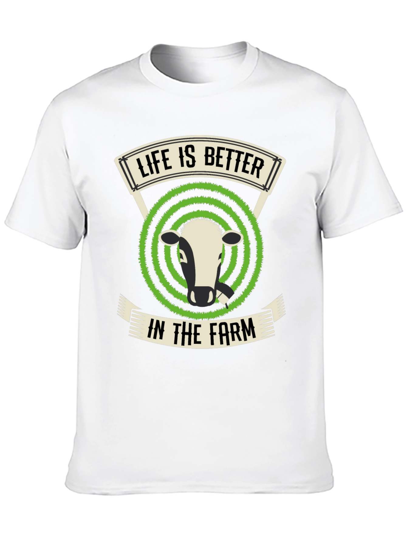Black Life is Better in The Farm T-Shirt view 10