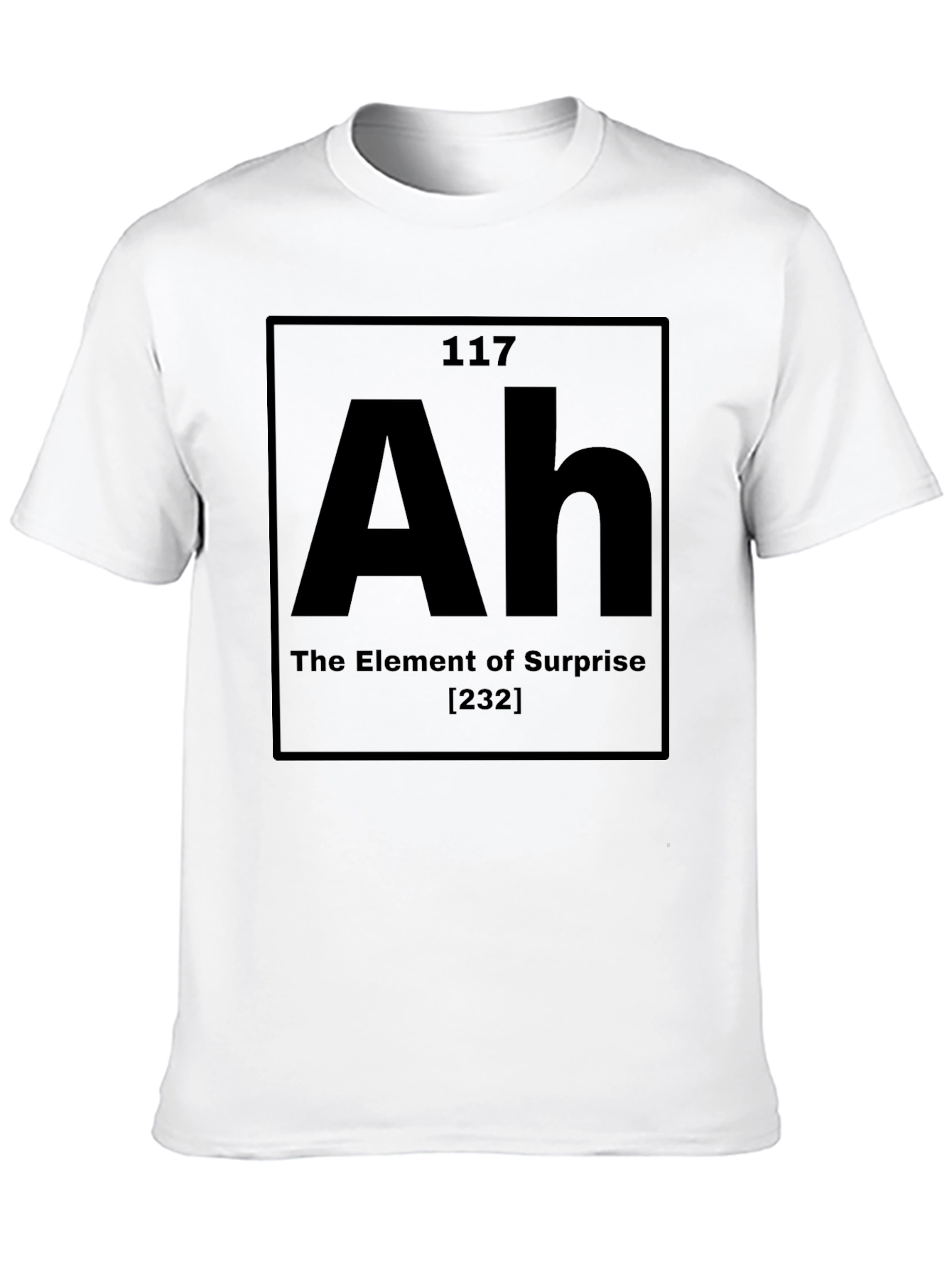 Black Ah Element of Surprise Graphic T-Shirt - Black view 10