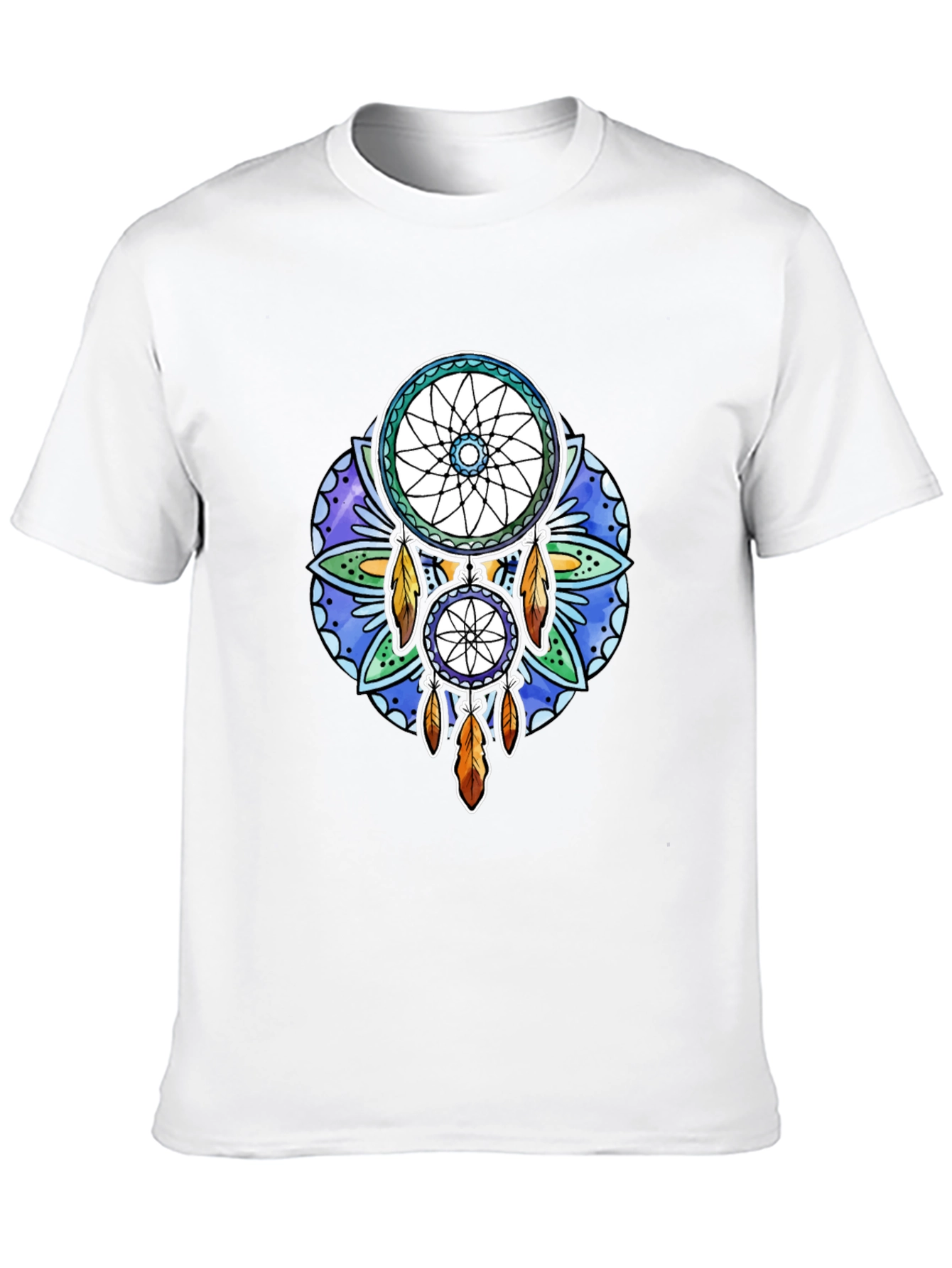 Black Dreamcatcher Graphic Black T-Shirt view 10