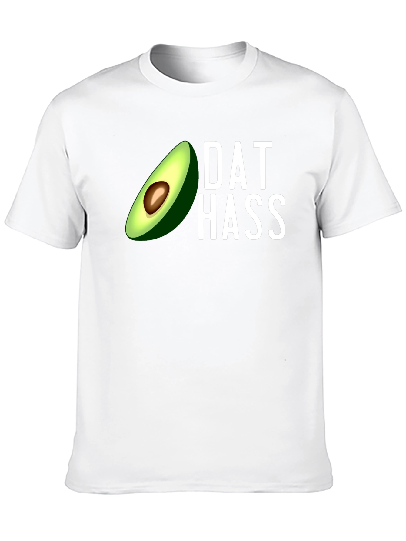 Black Dat Hass Avocado Graphic T-Shirt - Funny Trendy Tee view 10