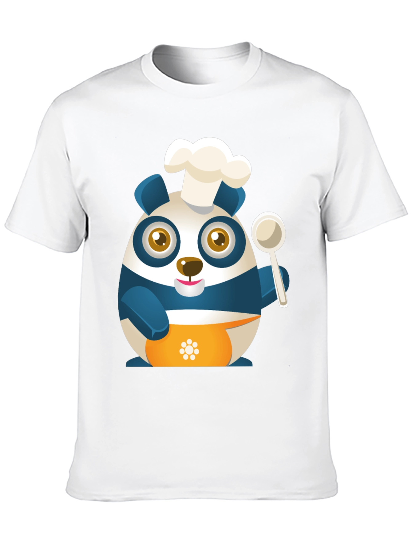 Black Chef Panda Black T-Shirt - Cute and Funny view 10