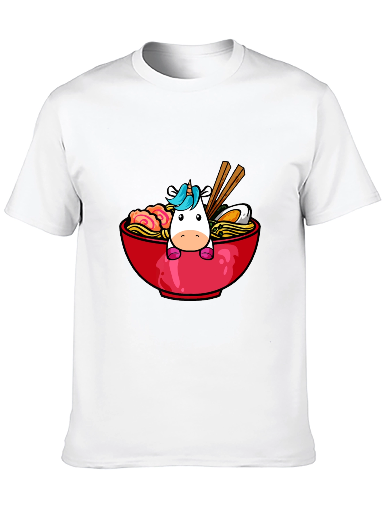 Black Unicorn Ramen Graphic Tee - Cute & Trendy view 10