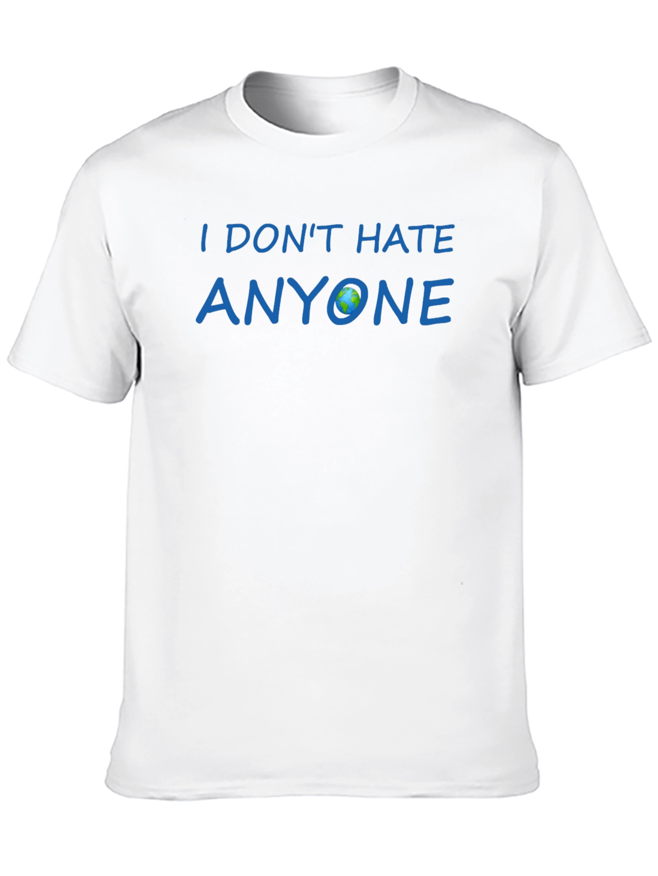 Black I Don't Hate Anyone Graphic Tee - Black view 10