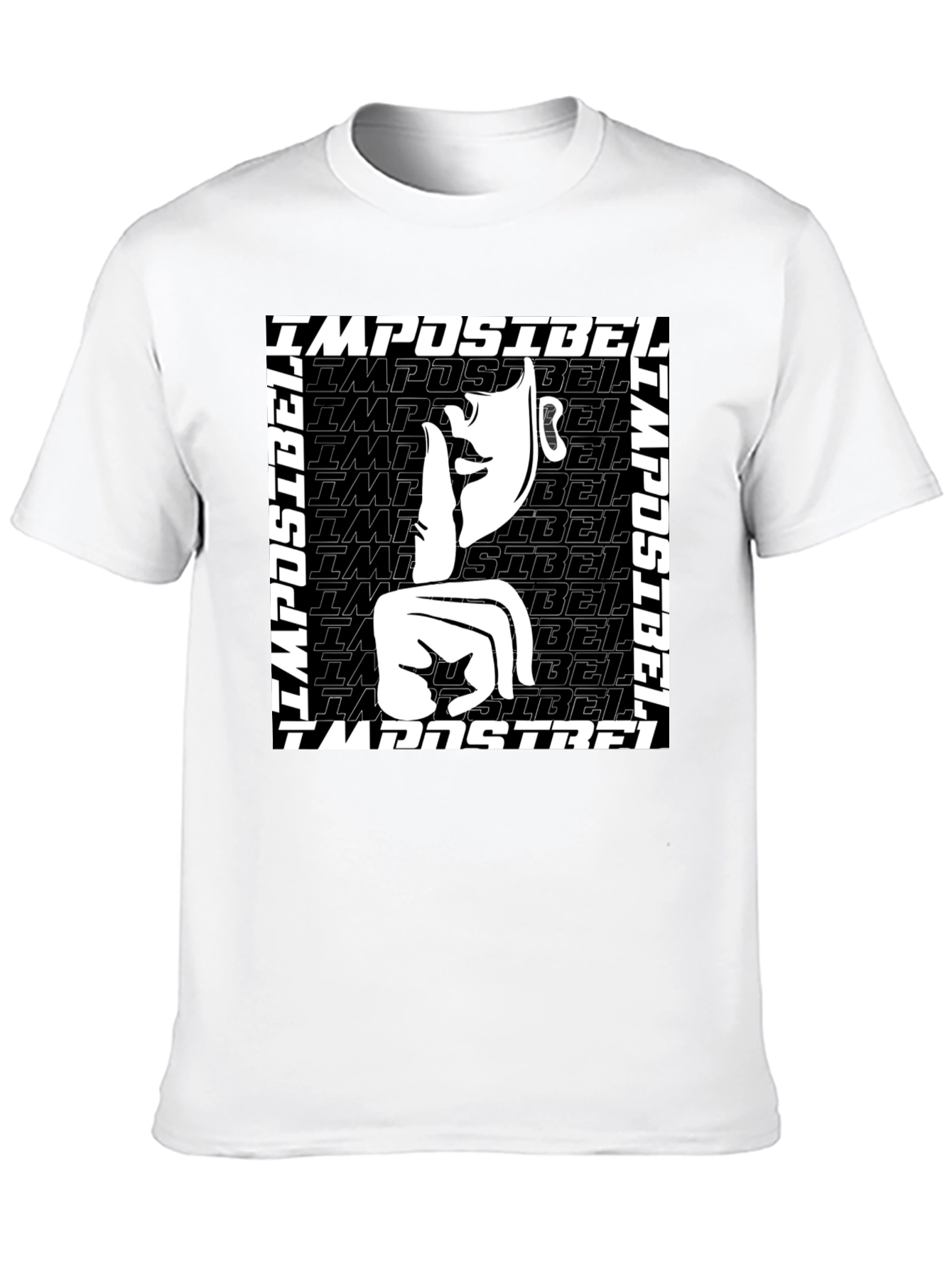 Black Impossible Graphic Tee - Black Short Sleeve view 10