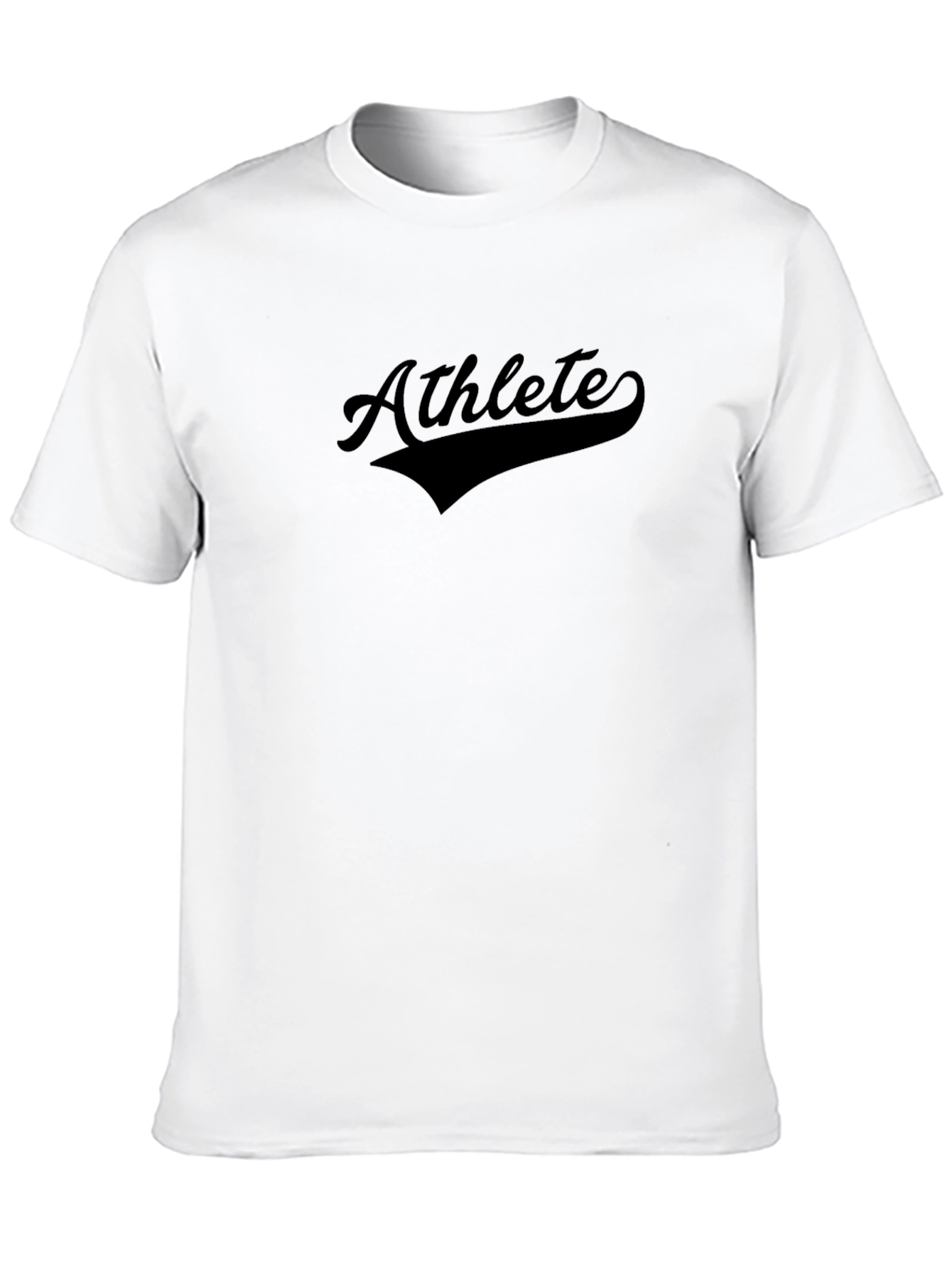 Black Athlete Graphic Tee - Black view 10