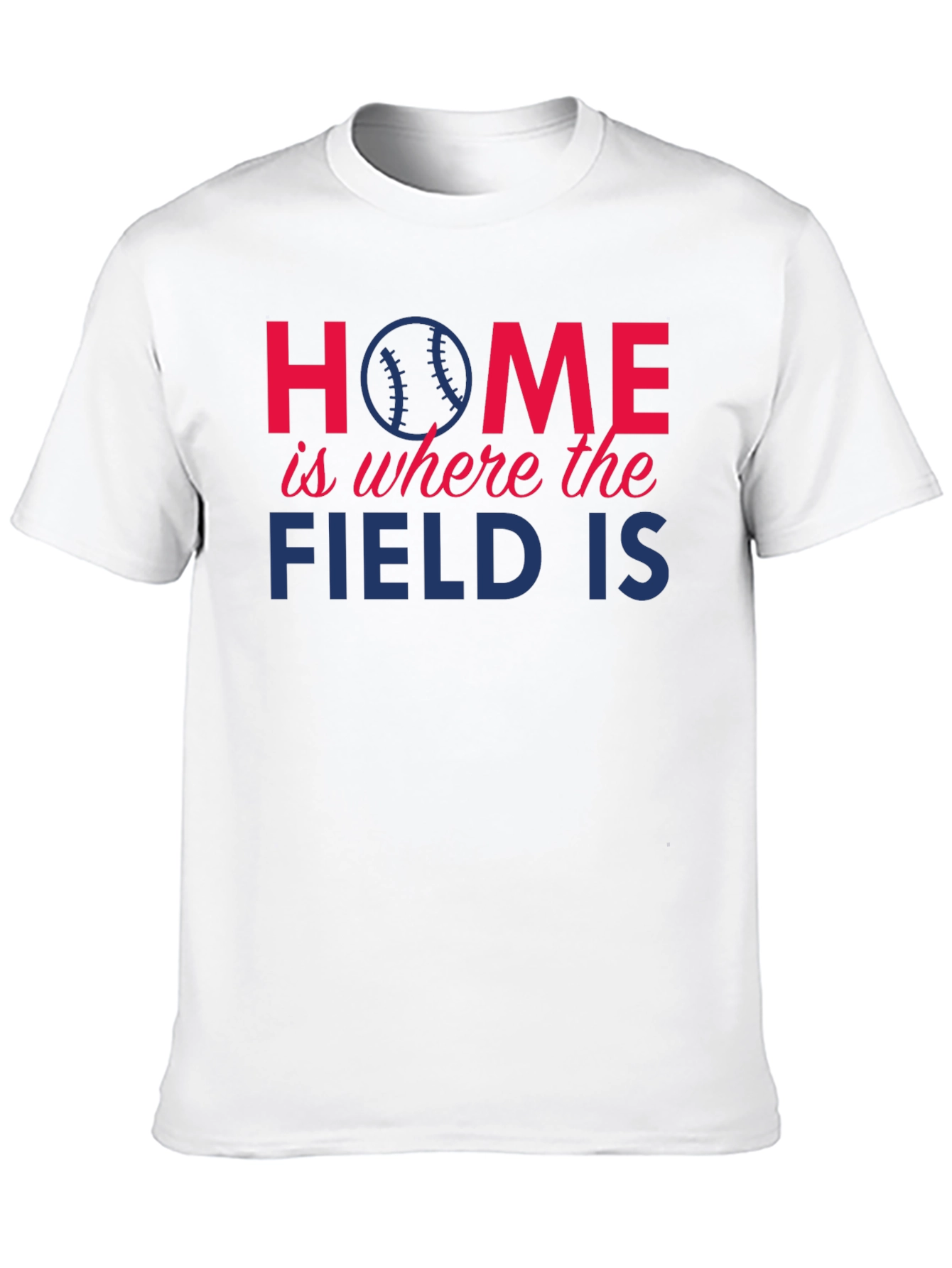 Black Baseball Home Field T-Shirt view 10