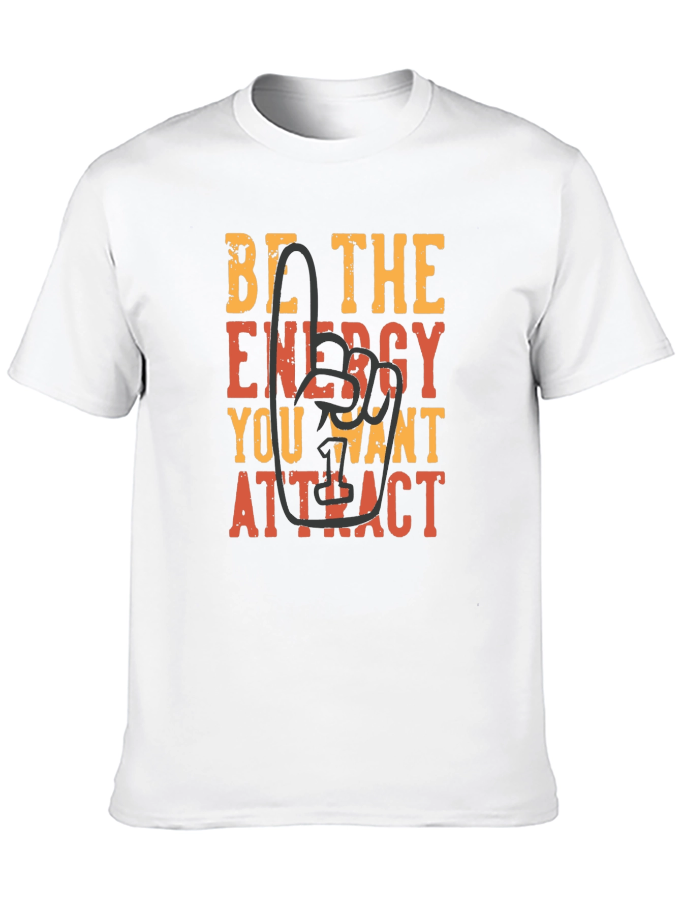 Black Be The Energy T-Shirt - Motivational Graphic Tee view 10