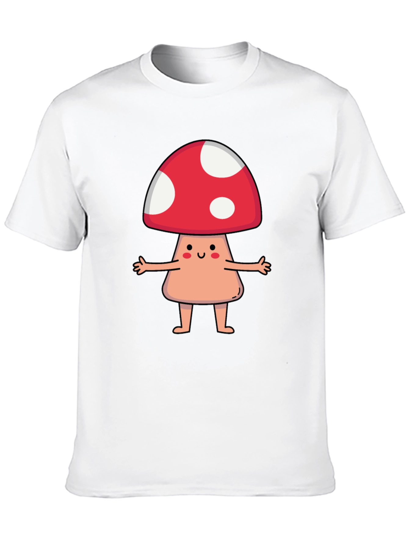 Mushroom Character Graphic Tee - 10
