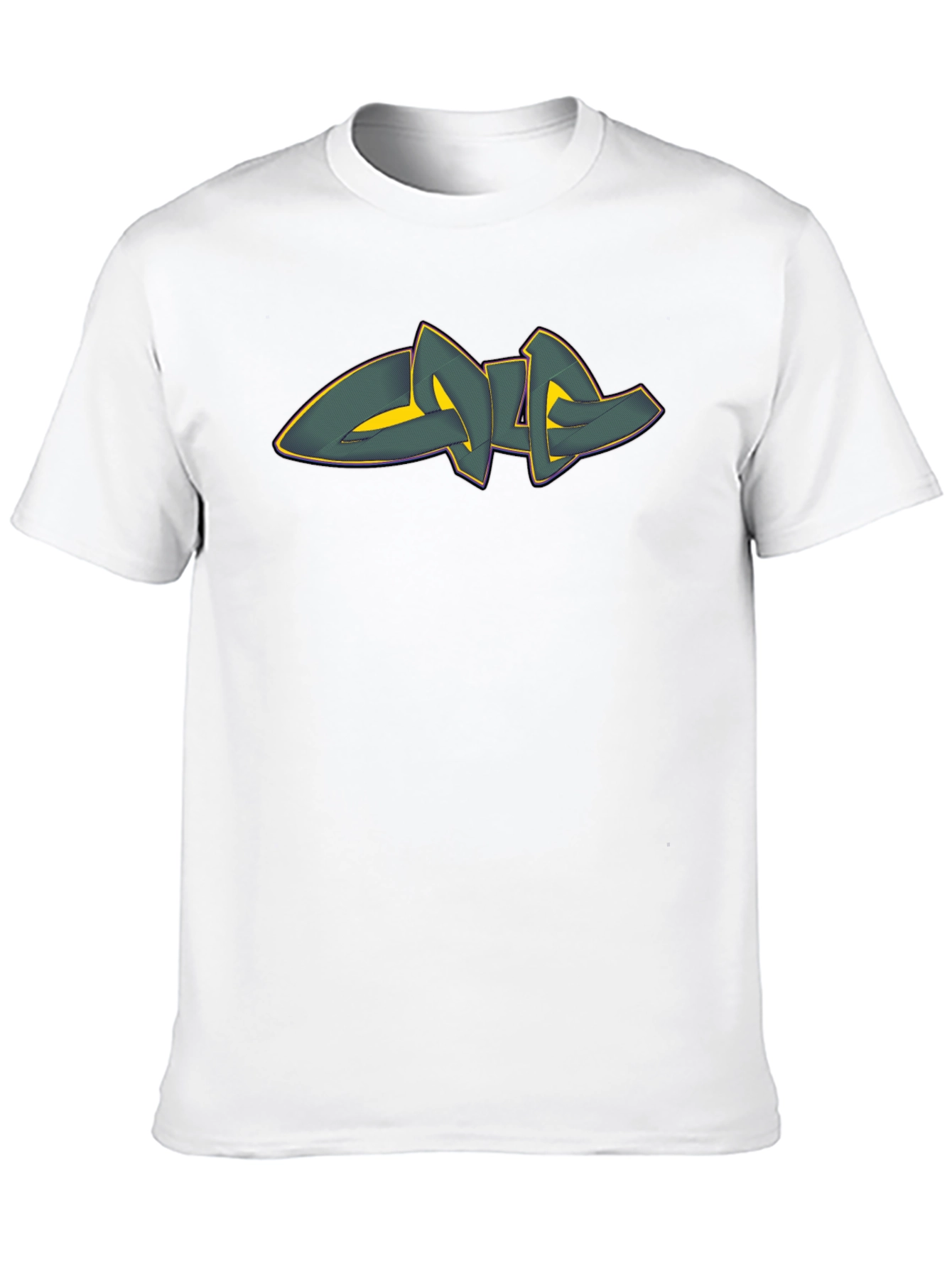 Black Graffiti-Style Tee view 10