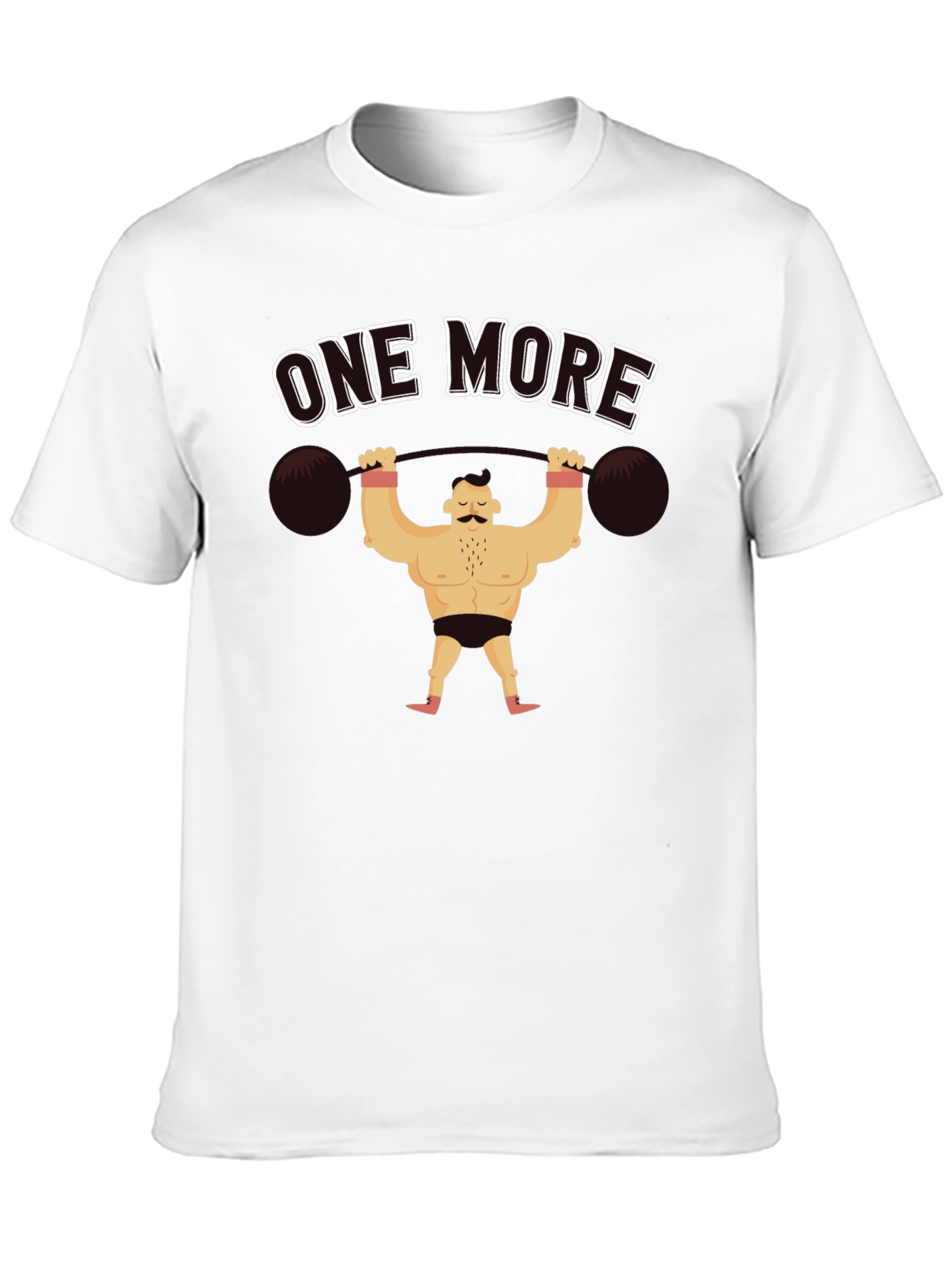 Black One More Gym T-Shirt view 10