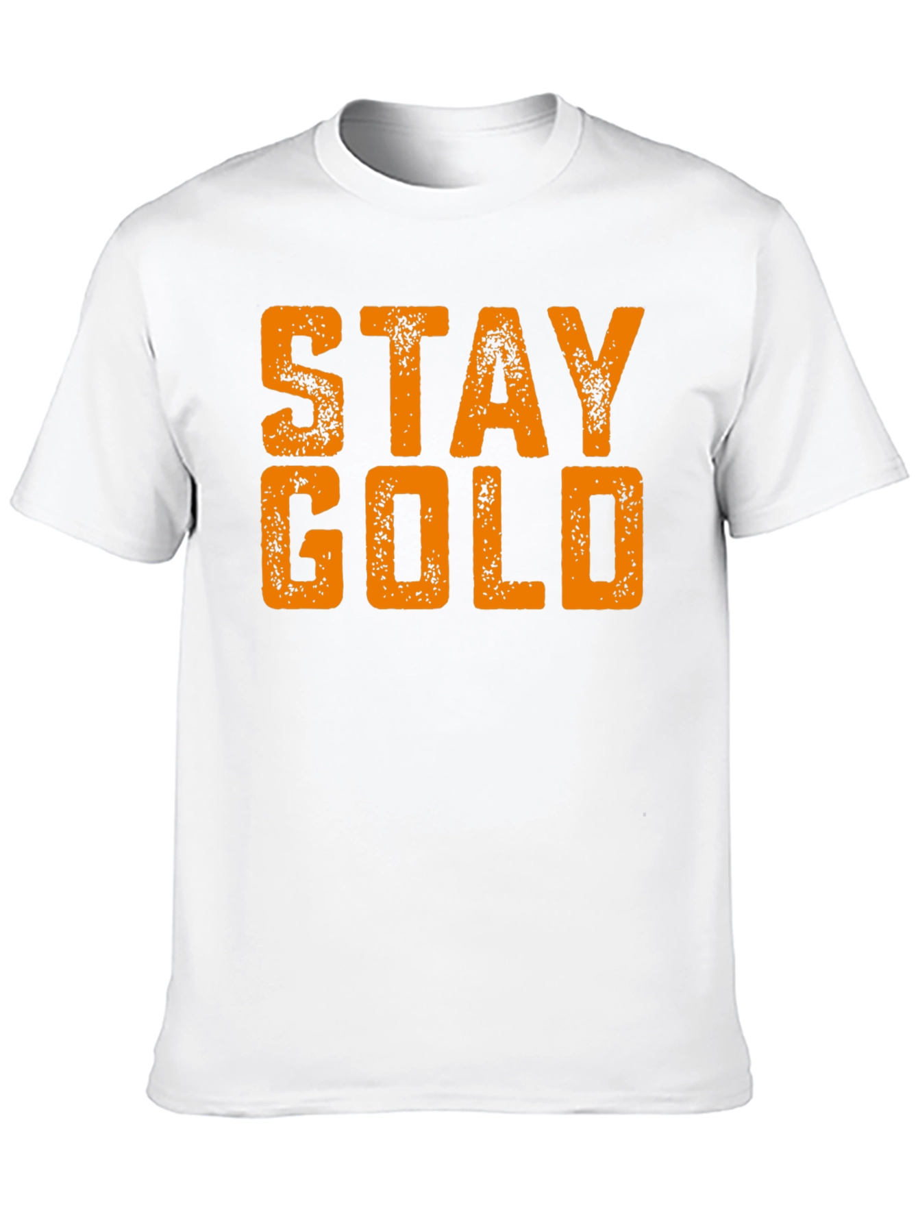 Black Stay Gold Black T-Shirt - Unique Graphic Tee view 10