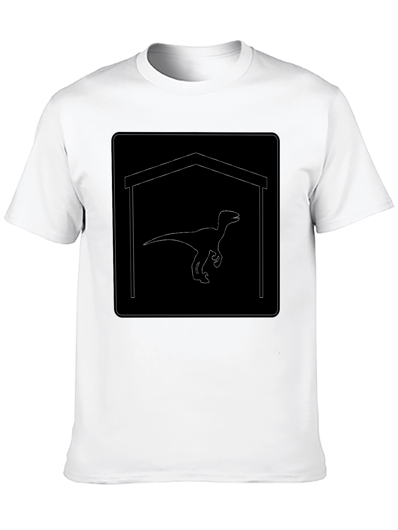 Dino Shed T-Shirt - Modern Graphic Tee - 10