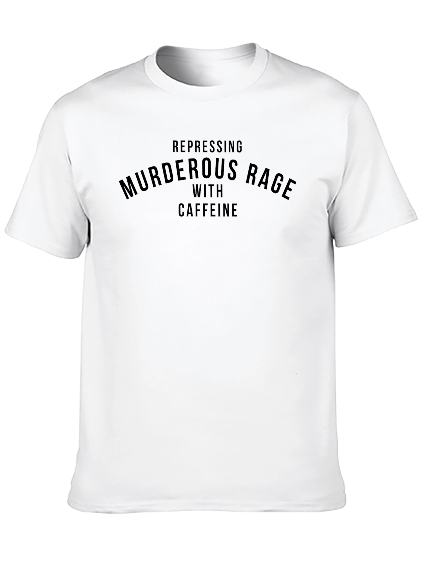 Black Repressing Murderous Rage Graphic Tee - Black view 10