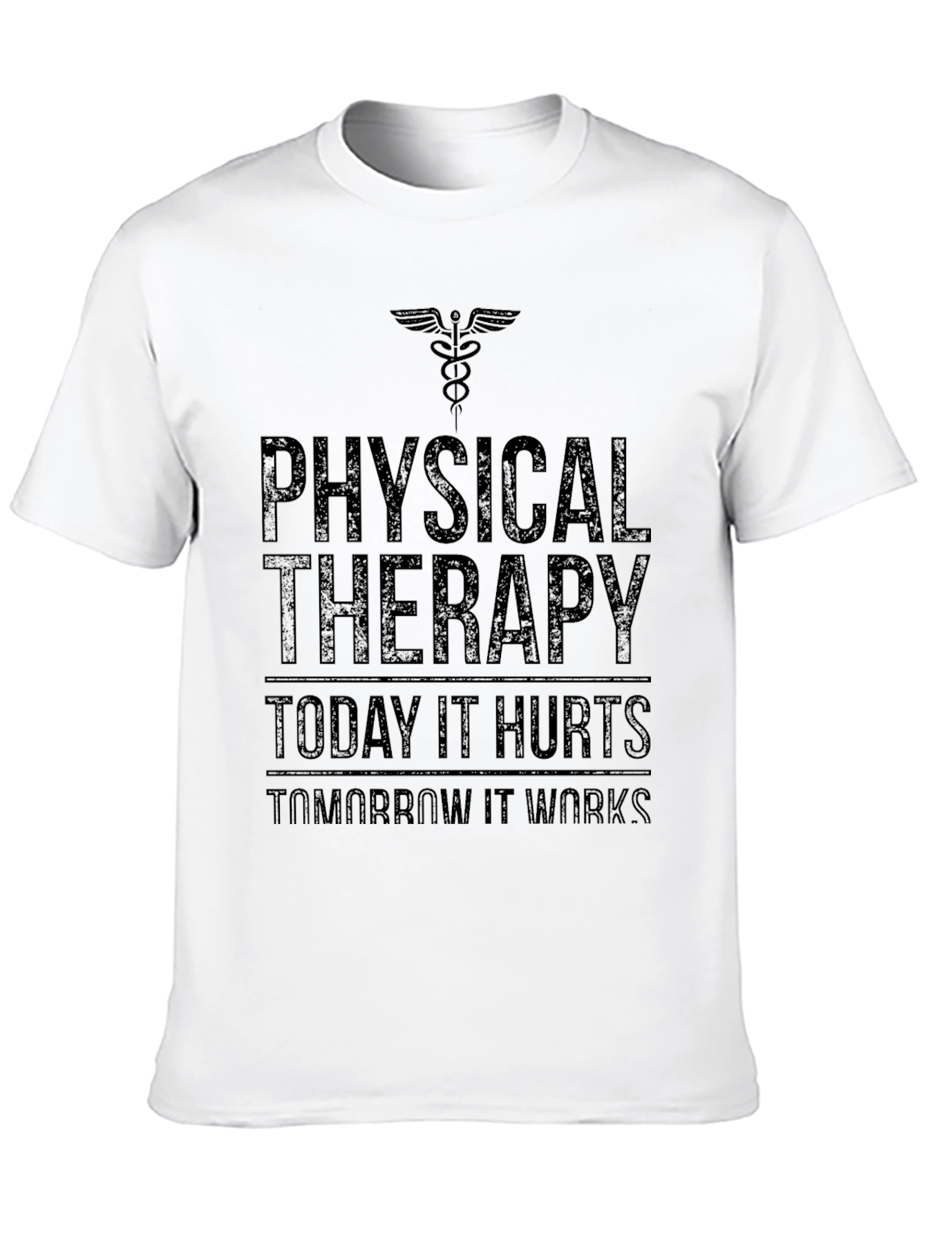 Black Physical Therapy Graphic T-Shirt - Today It Hurts view 10