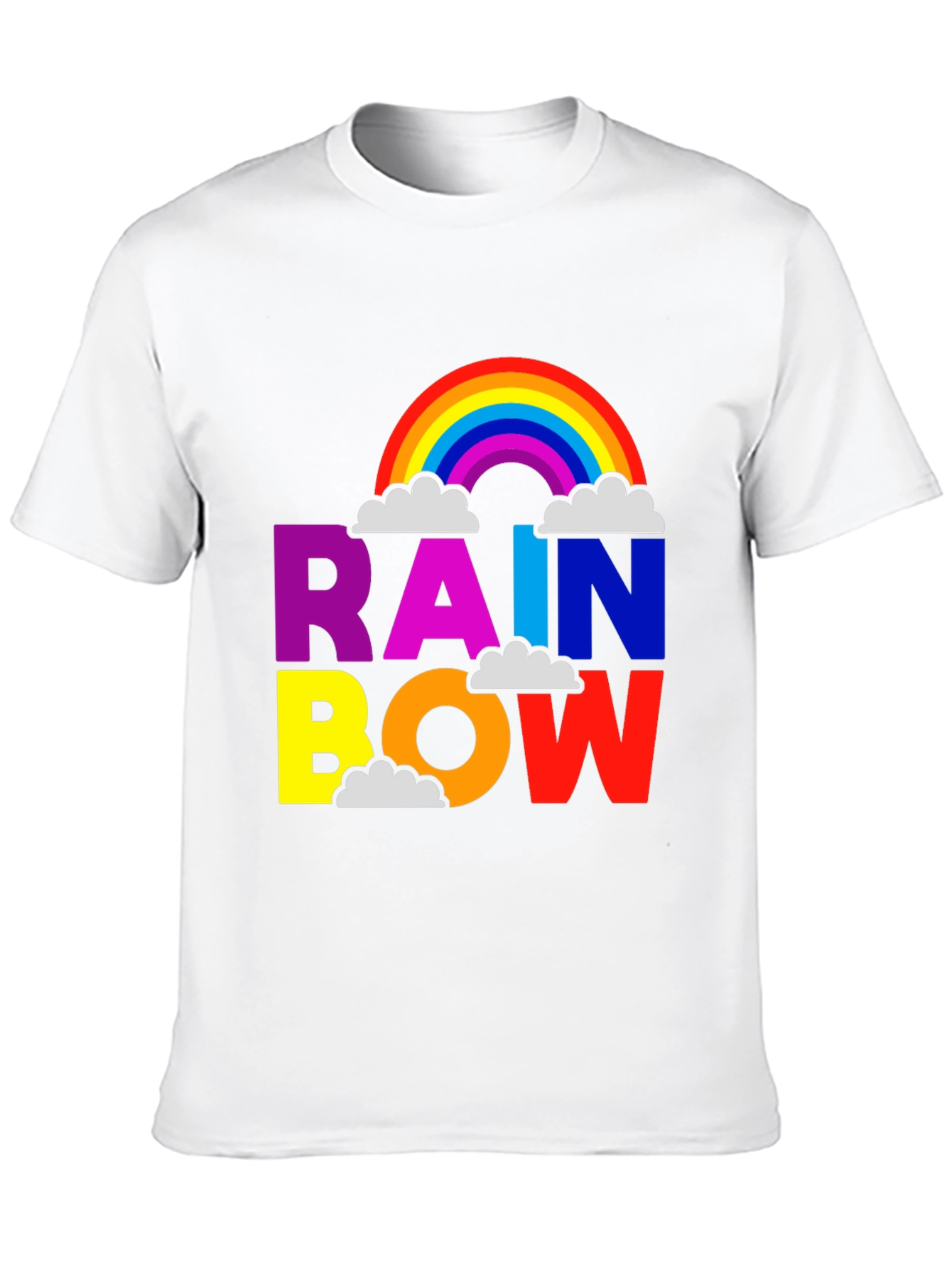 Black Rainbow Graphic T-Shirt view 10